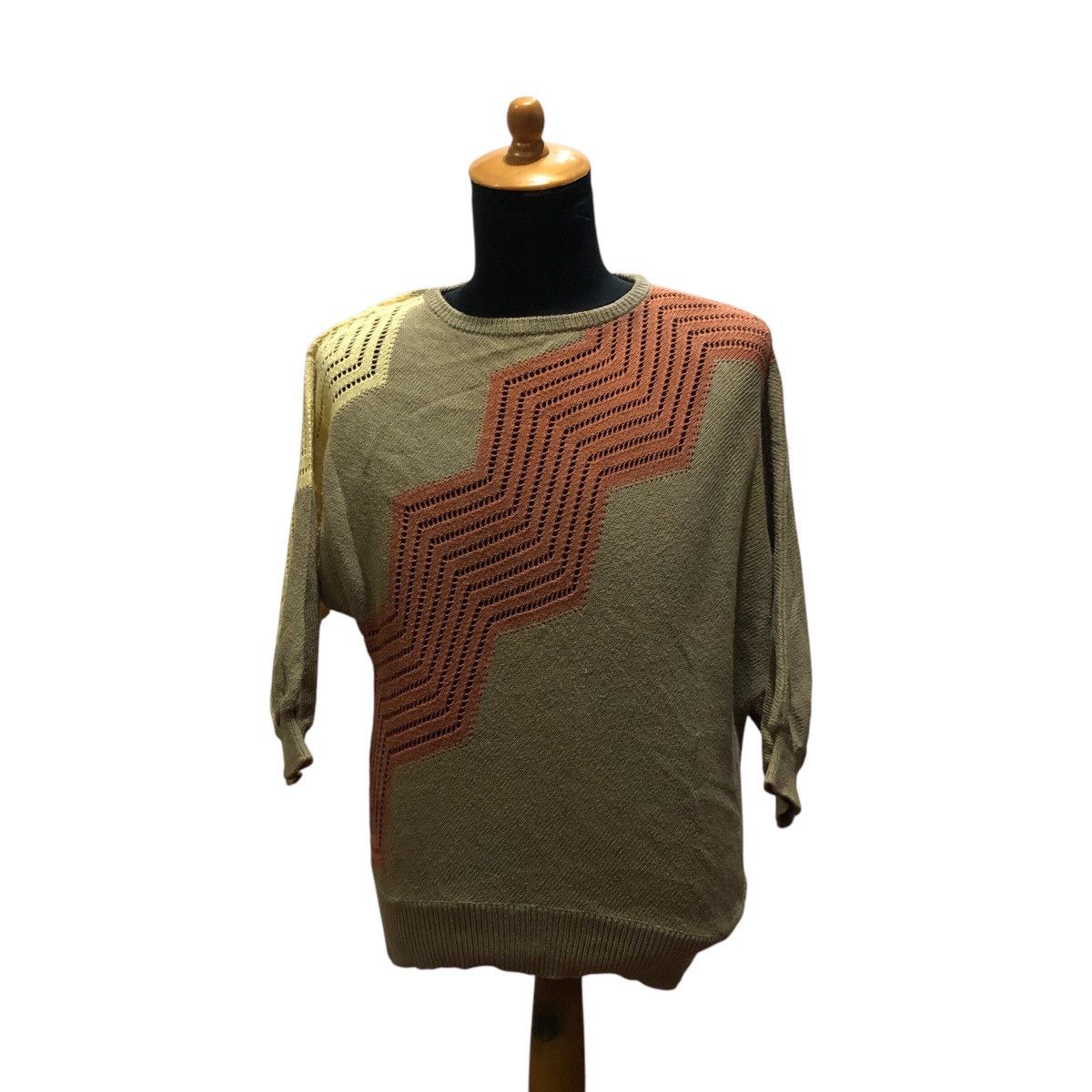 Christian Dior Monsieur × Dior × Vintage Christian Dior Asymetric Knitwear Sweater Size M / US 6-8 / IT 42-44 - 1 Thumbnail