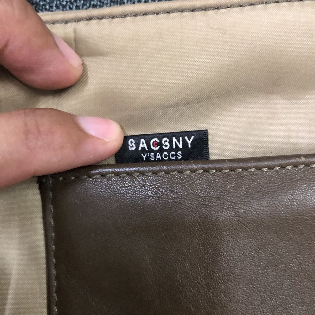 Yohji Yamamoto Yohji Yamamoto Sacsny Ysaccs Sling Bag Size ONE SIZE - 12 Thumbnail