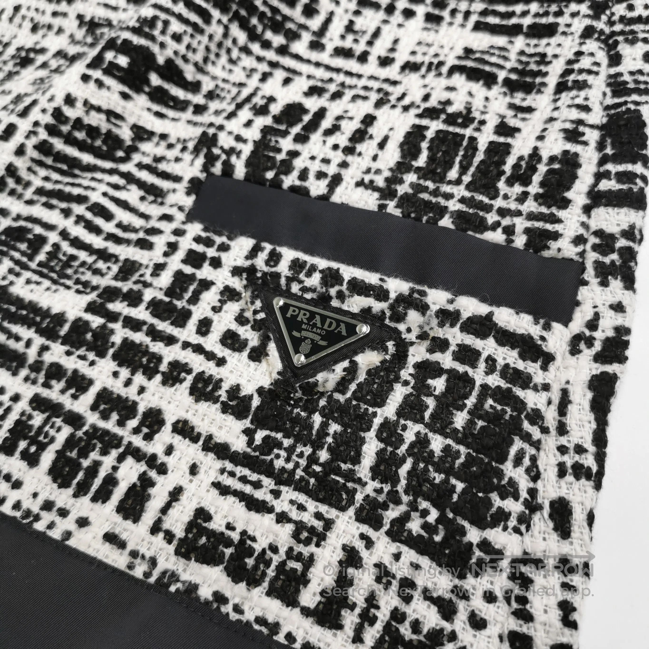 Prada Prada Contrast Cotton. Size 23" - 3 Thumbnail