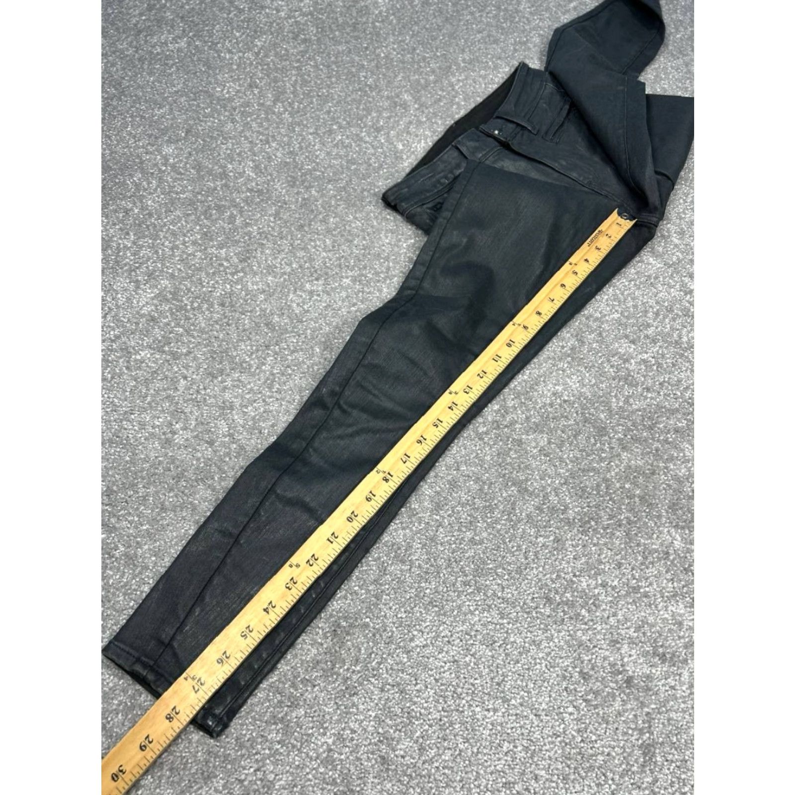 G-Star G-Star G-Star Raw Ashtix High Super Skinny Ankle Jeans Womens 27 Black Denim 27x28 Jeans Size 27" / US 4 / IT 40 - 5 Thumbnail