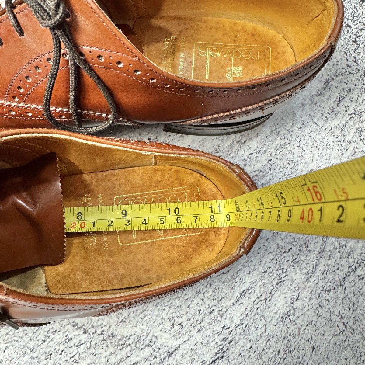 Handmade × Vintage Tredwells vintage mens oxfords brogues US10.5 UK10 EU43.5 Size US 10.5 / EU 43-44 - 16 Thumbnail