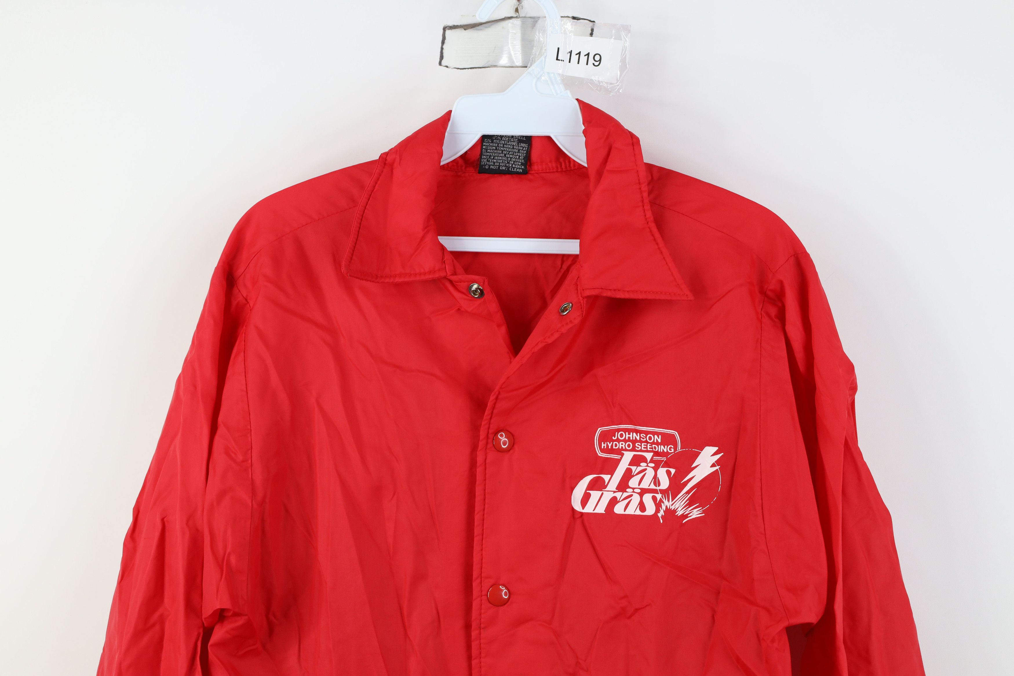 Vintage Vintage 70s 80s Johnson Hydro Seeding Fas Windbreaker Jacket Size US S / EU 44-46 / 1 - 2 Thumbnail