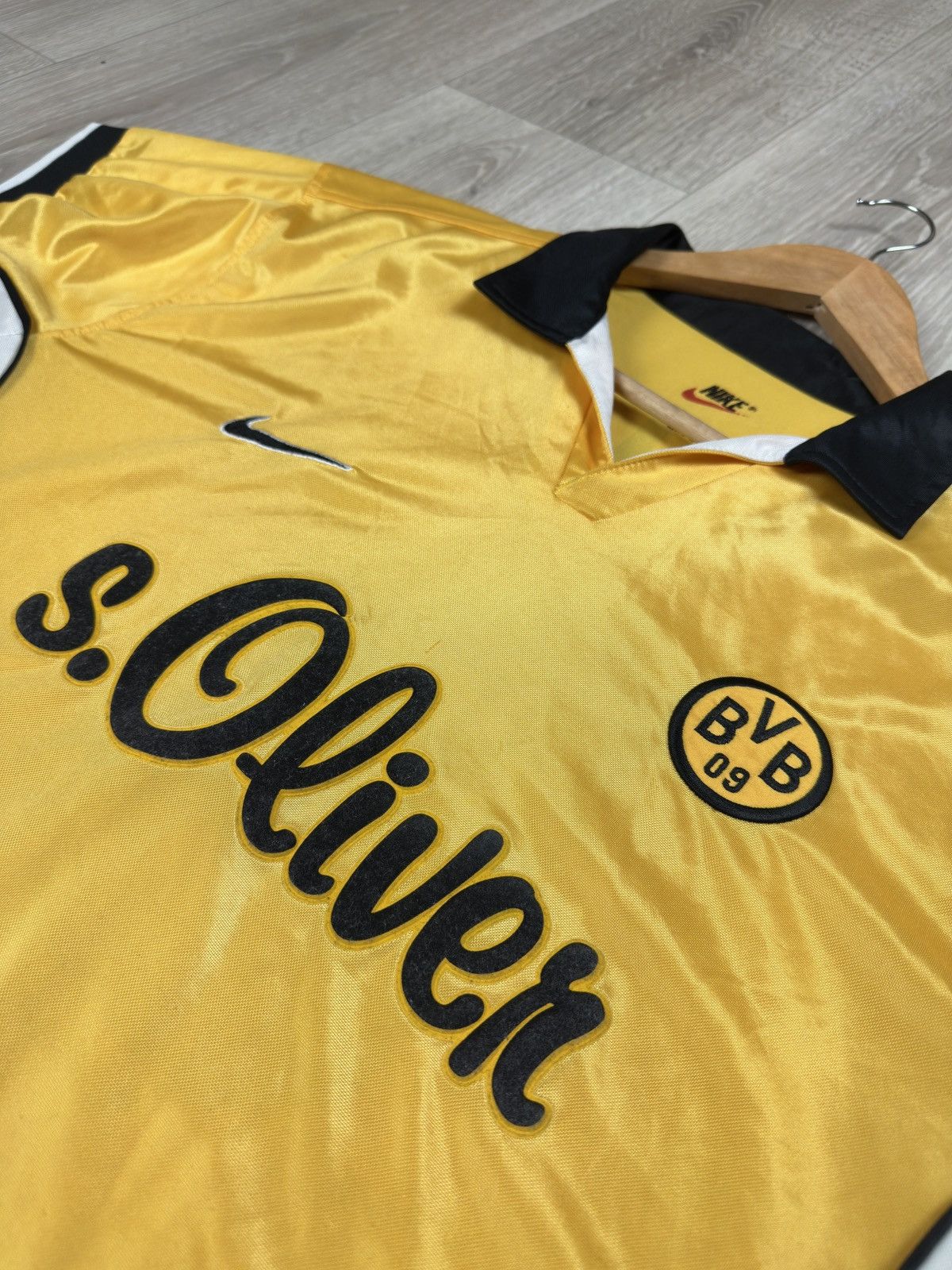 Nike Borussia Dortmund 1998/2000 Home Vintage Jersey Nike Shirt Size US XL / EU 56 / 4 - 6 Thumbnail
