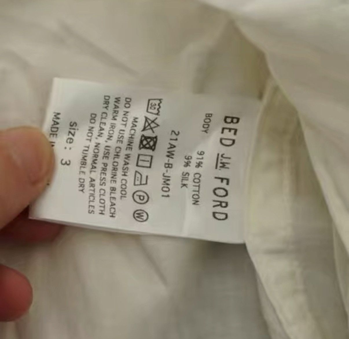 Bed j.w. Ford Bed J.W. Ford Two-in-One Tie Detail Jacket Size US L / EU 52-54 / 3 - 9 Thumbnail