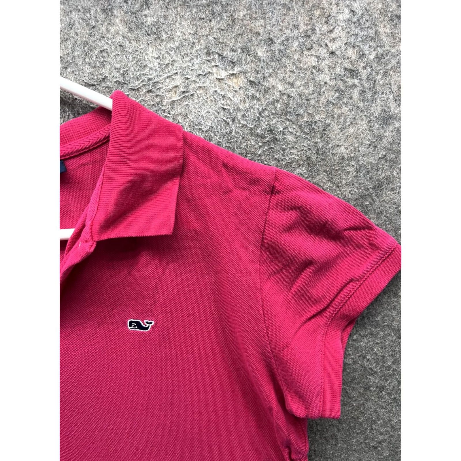 Vineyard Vines Vineyard Vines Polo Shirt Womens M Pink Short Sleeve Collared 100% Cotton Top Size M / US 6-8 / IT 42-44 - 7 Thumbnail