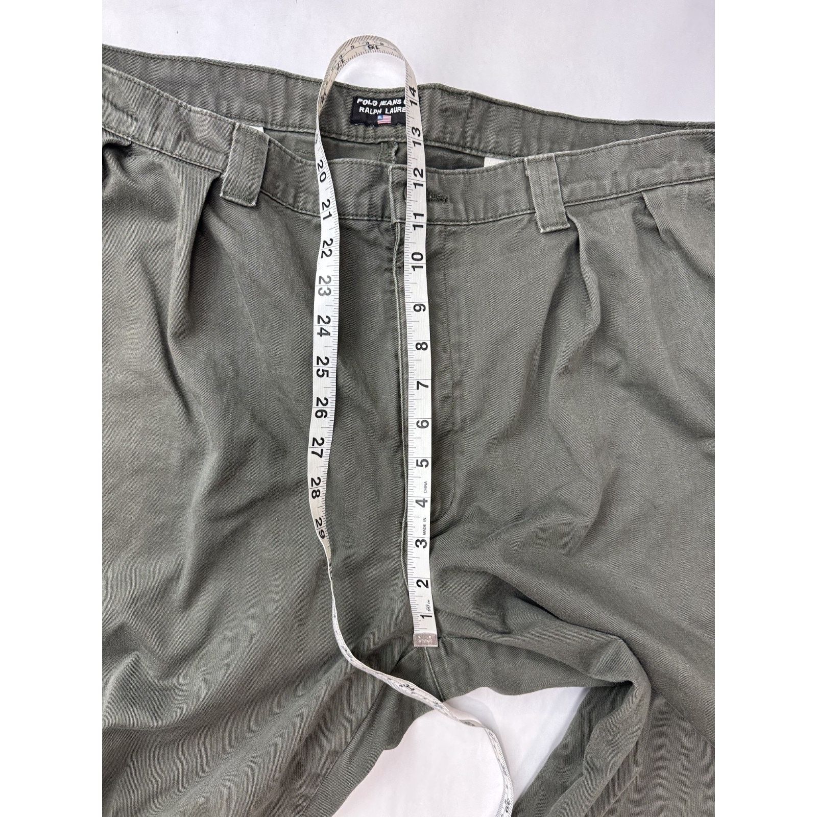 Polo Ralph Lauren VTG Polo Jeans Co. Ralph Lauren Utility Pleat Chino Pant 40" Size US 40 / EU 56 - 10 Thumbnail