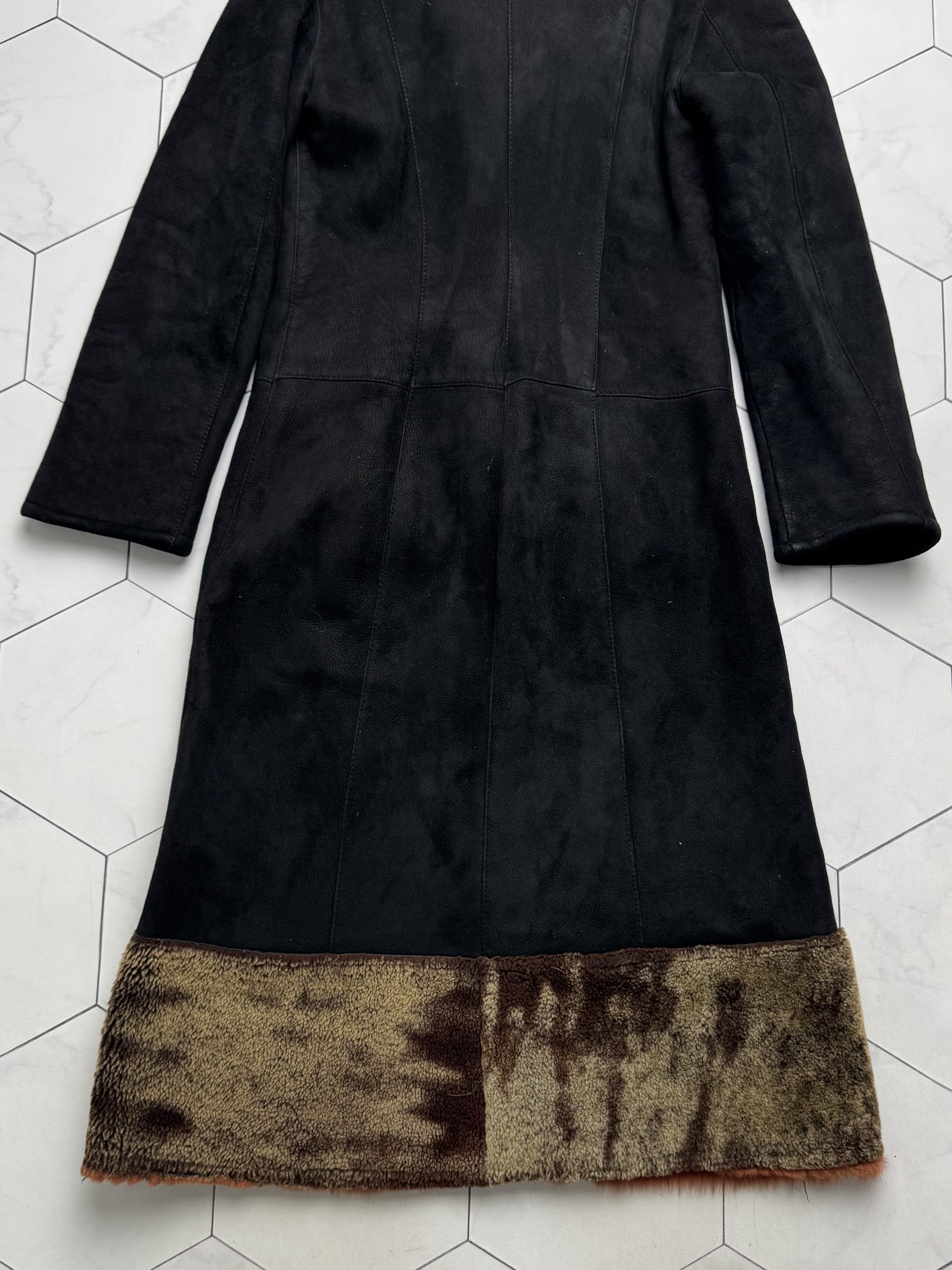 Vintage Vintage Real Sheepskin Coat With Real Fur Neck (B505)E2D15 Size XS / US 0-2 / IT 36-38 - 10 Thumbnail