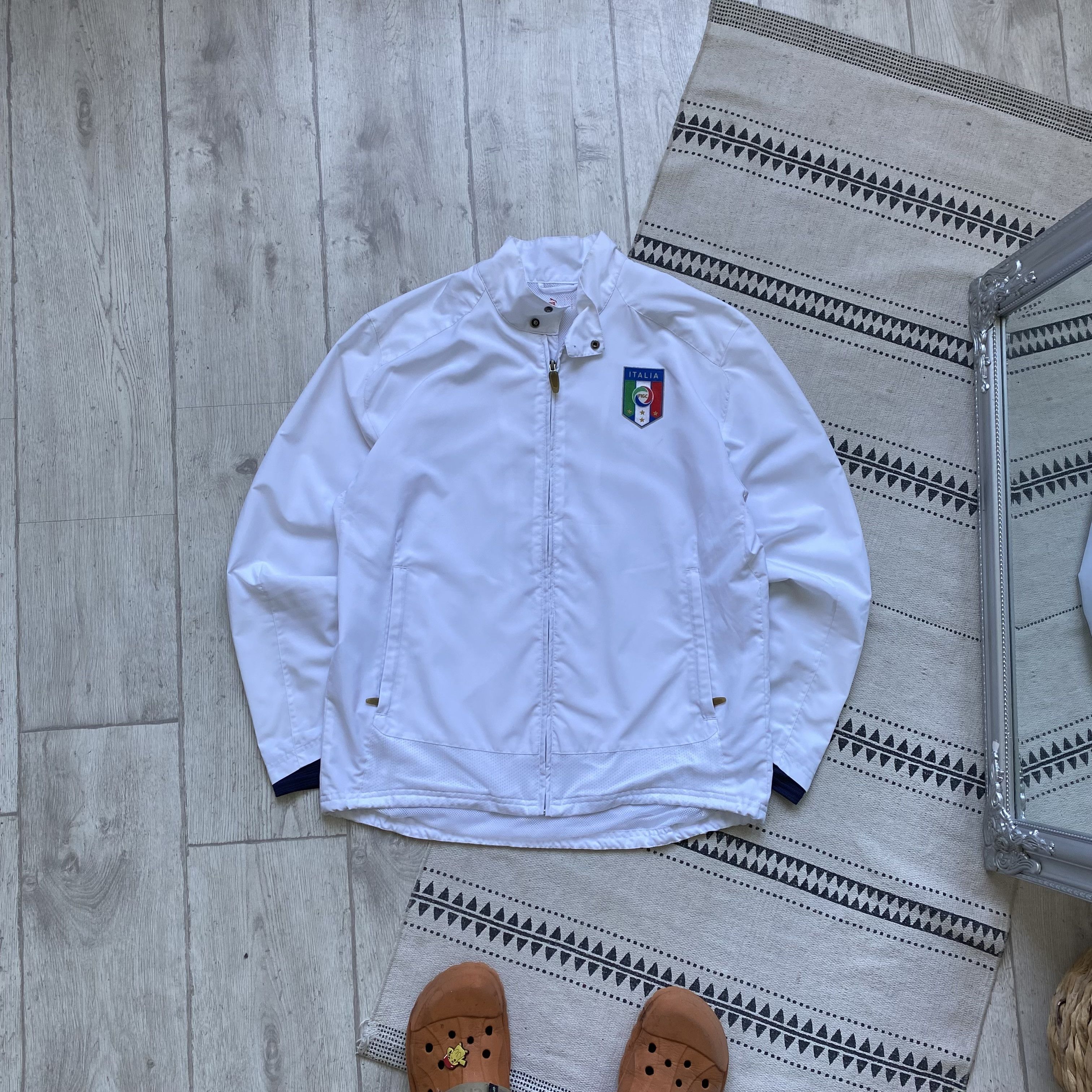Puma ⚽️Vintage Puma Italy jersey Soccer Track Top jacket Blockore Size US M / EU 48-50 / 2 - 1 Thumbnail