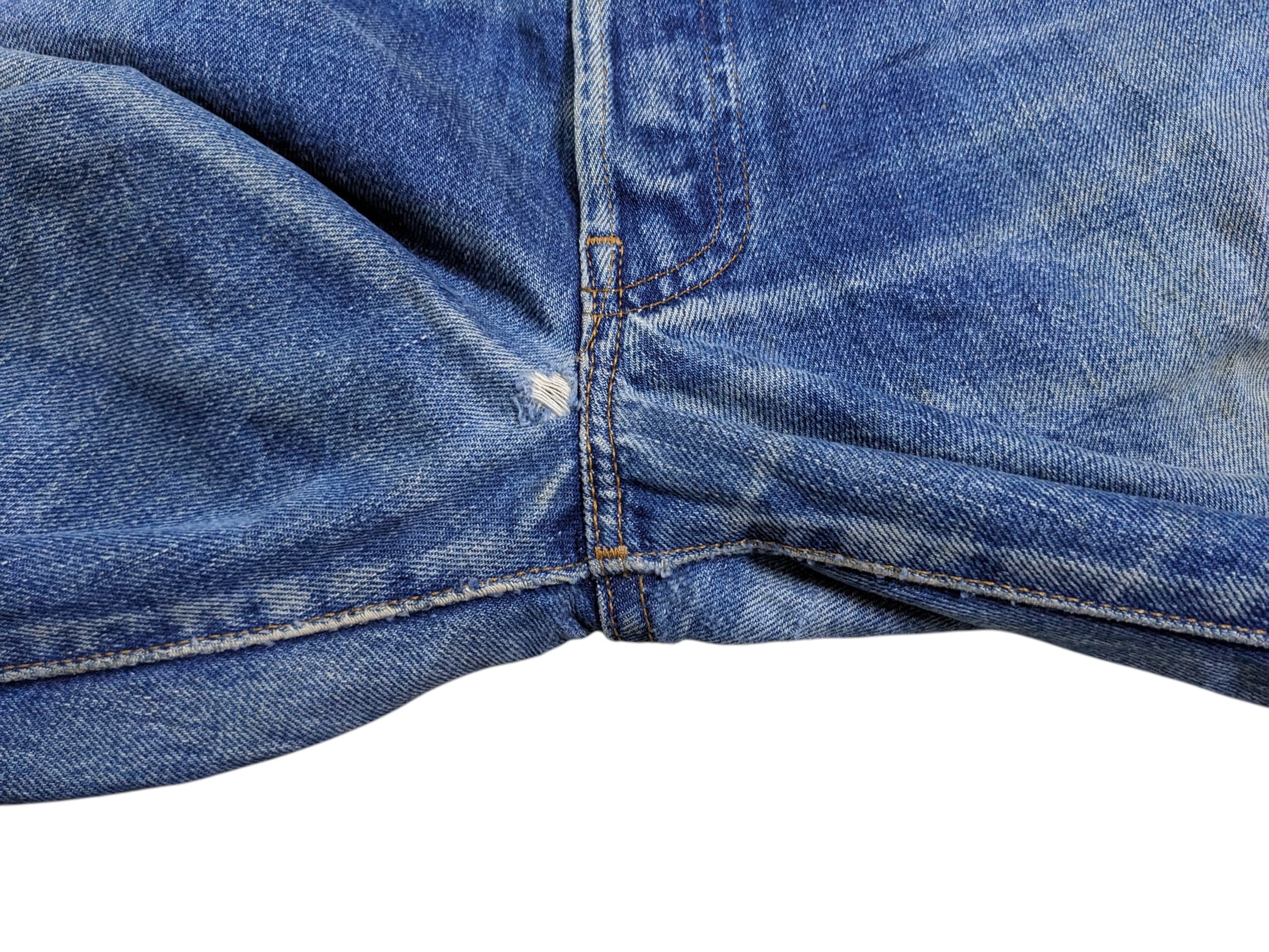 Levi's vintage 90s 501 Levi's 555 Big E Made in Usa selvedge Jeans Size US 31 - 19 Thumbnail