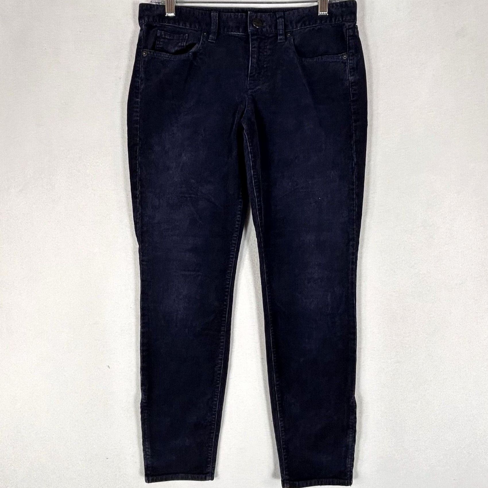 J.Crew J.CREW Corduroy Pants Womens 28 Purple Chino Skinny 28in Inseam Stretch Pockets Casual Regular VINTAGE No Size 28" / US 6 / IT 42 - 2 Thumbnail