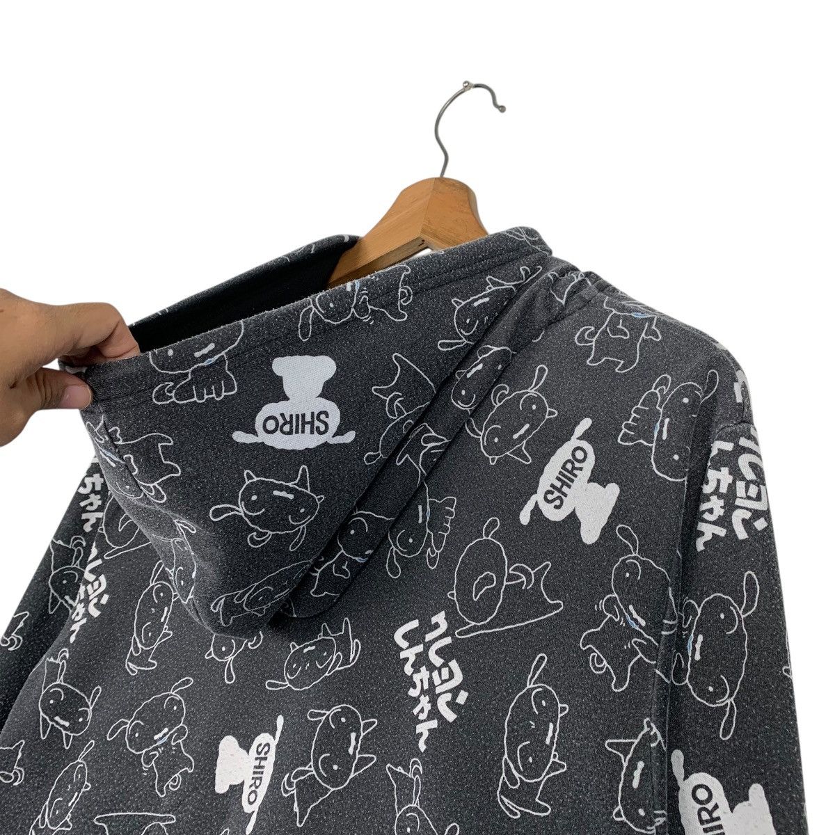 Japanese Brand Japanese Anime Shiro Fullprint Zipper Hoodie Size US L / EU 52-54 / 3 - 9 Thumbnail