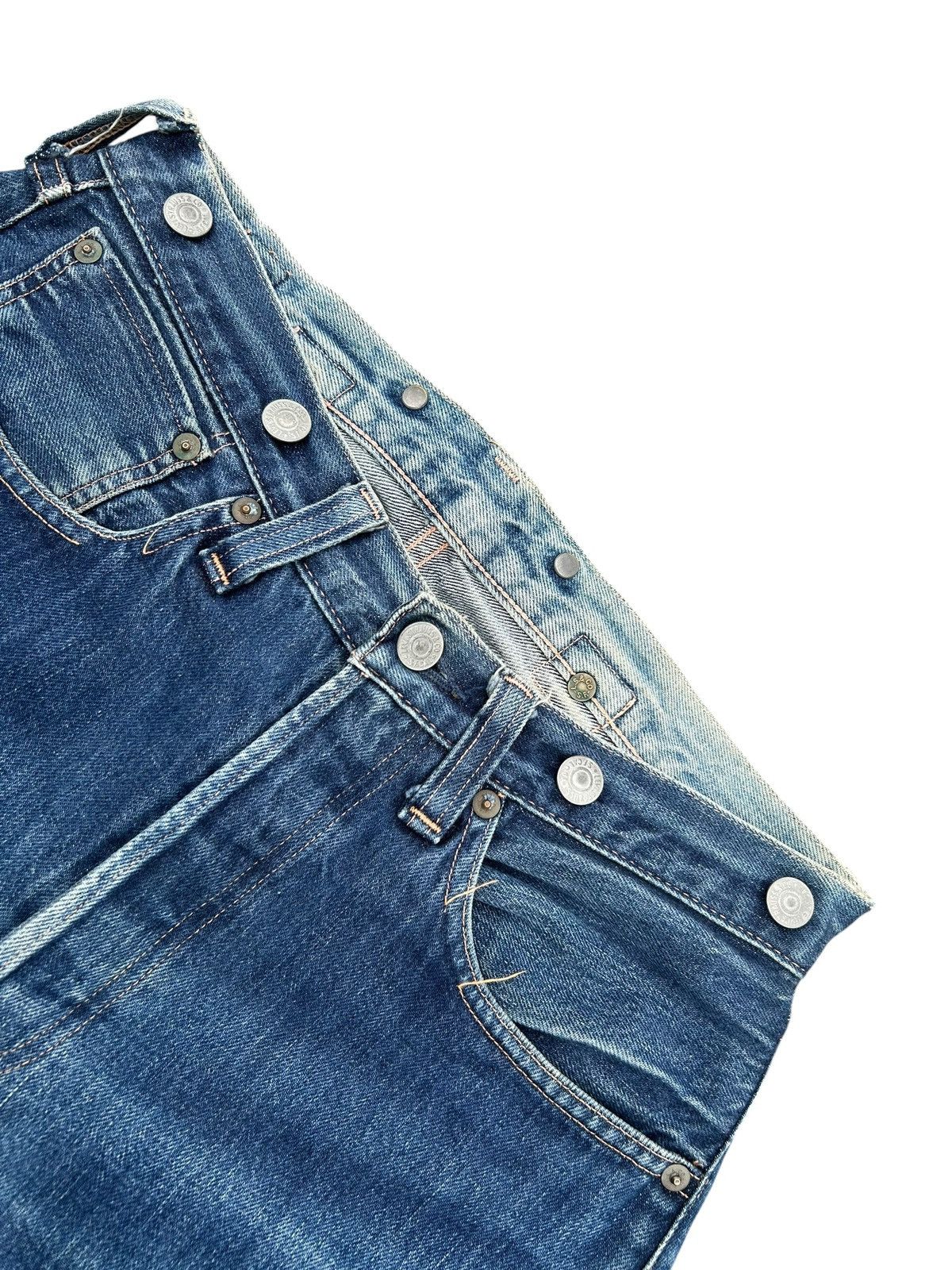 Kapital Vintage Levis Big E Selvedge Buckle Back Thrashed Denim Jean Size US 30 / EU 46 - 6 Thumbnail