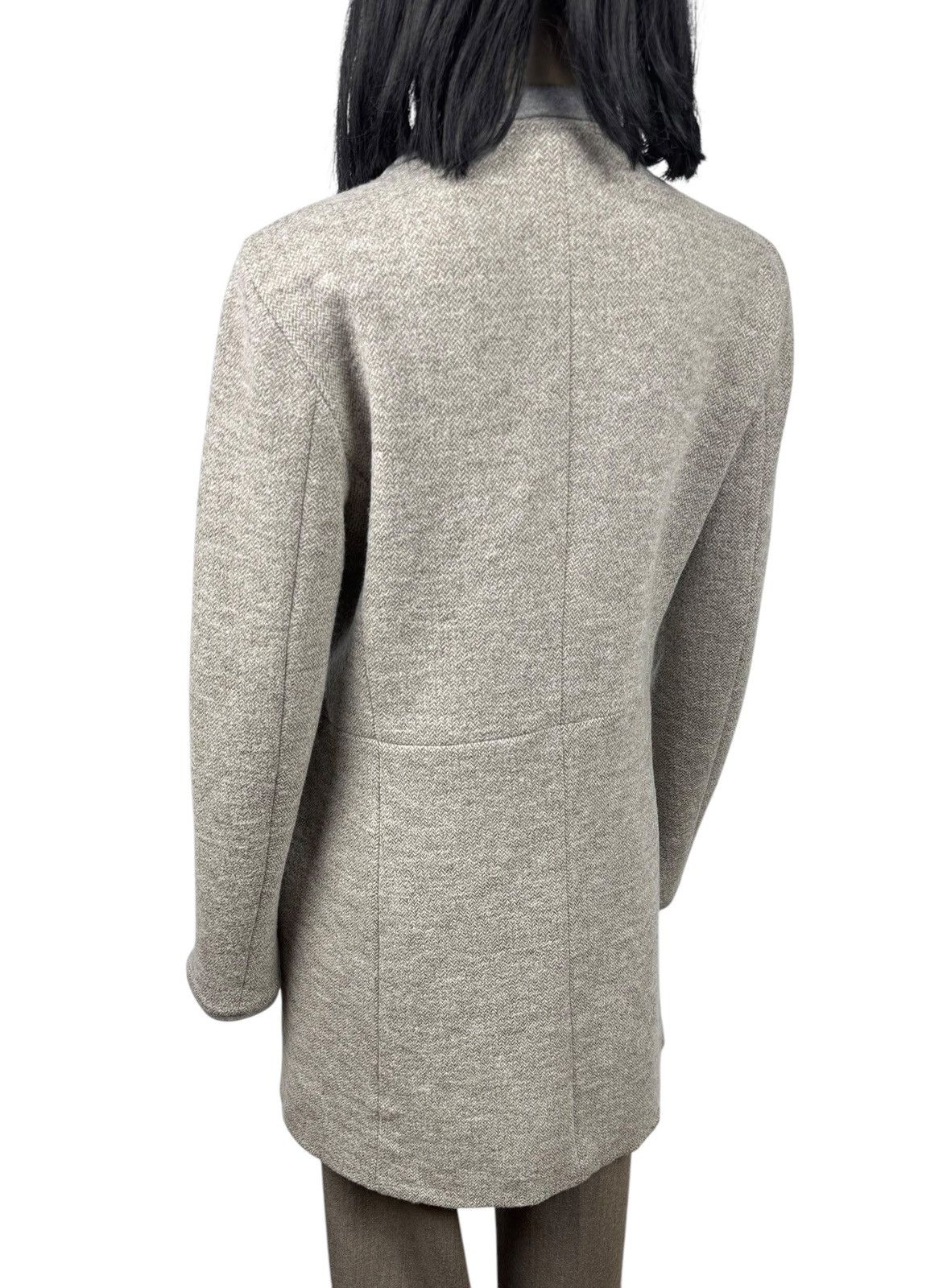 Fabiana Filippi Fabiana Filippi Lana Merino Wool Herringbone Coat size M Size M / US 6-8 / IT 42-44 - 8 Thumbnail