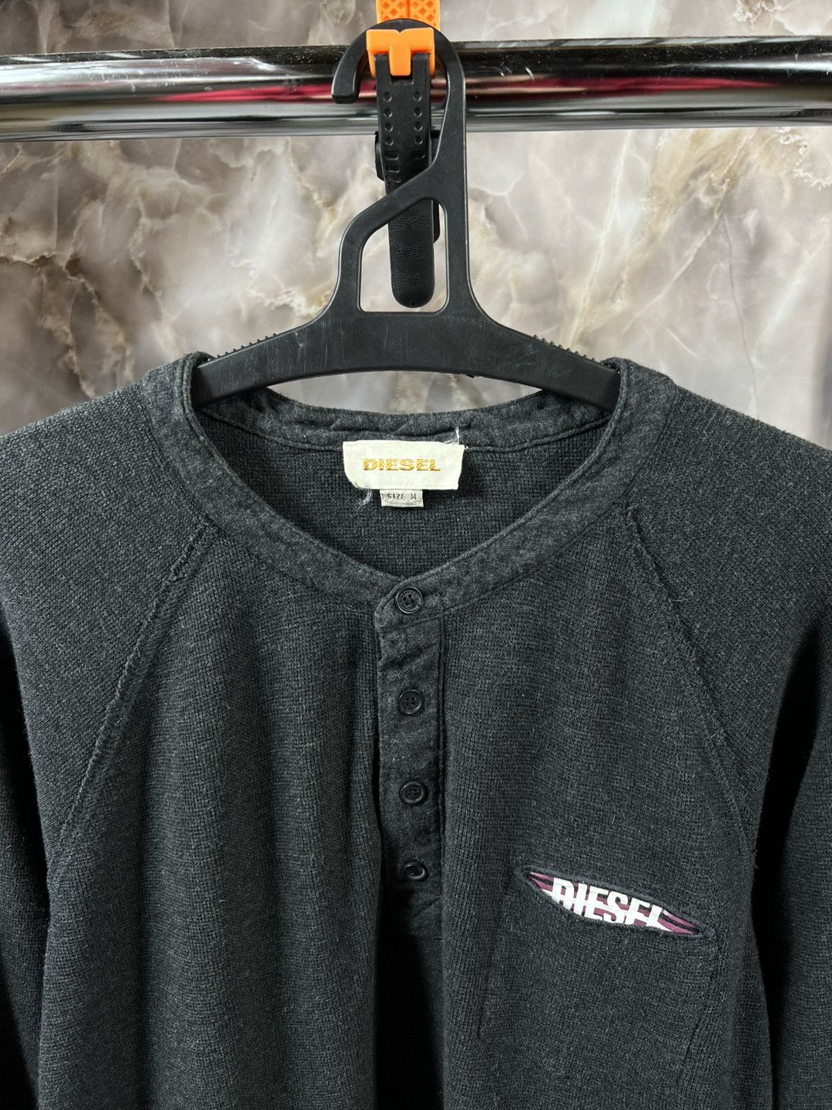Diesel Vintage Diesel "Love and Workwear" Y2k Sweater Size US M / EU 48-50 / 2 - 5 Thumbnail