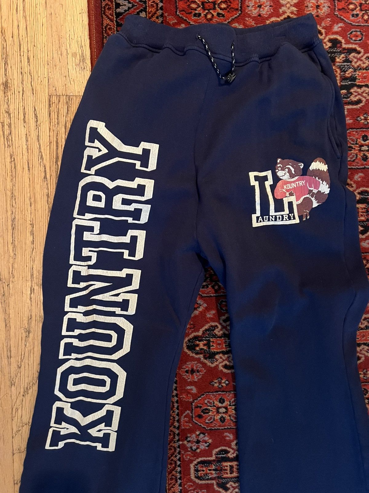 Kapital × Kapital Kountry Kapital fleece flared sweatpants (country print) Size US 34 / EU 50 - 3 Thumbnail