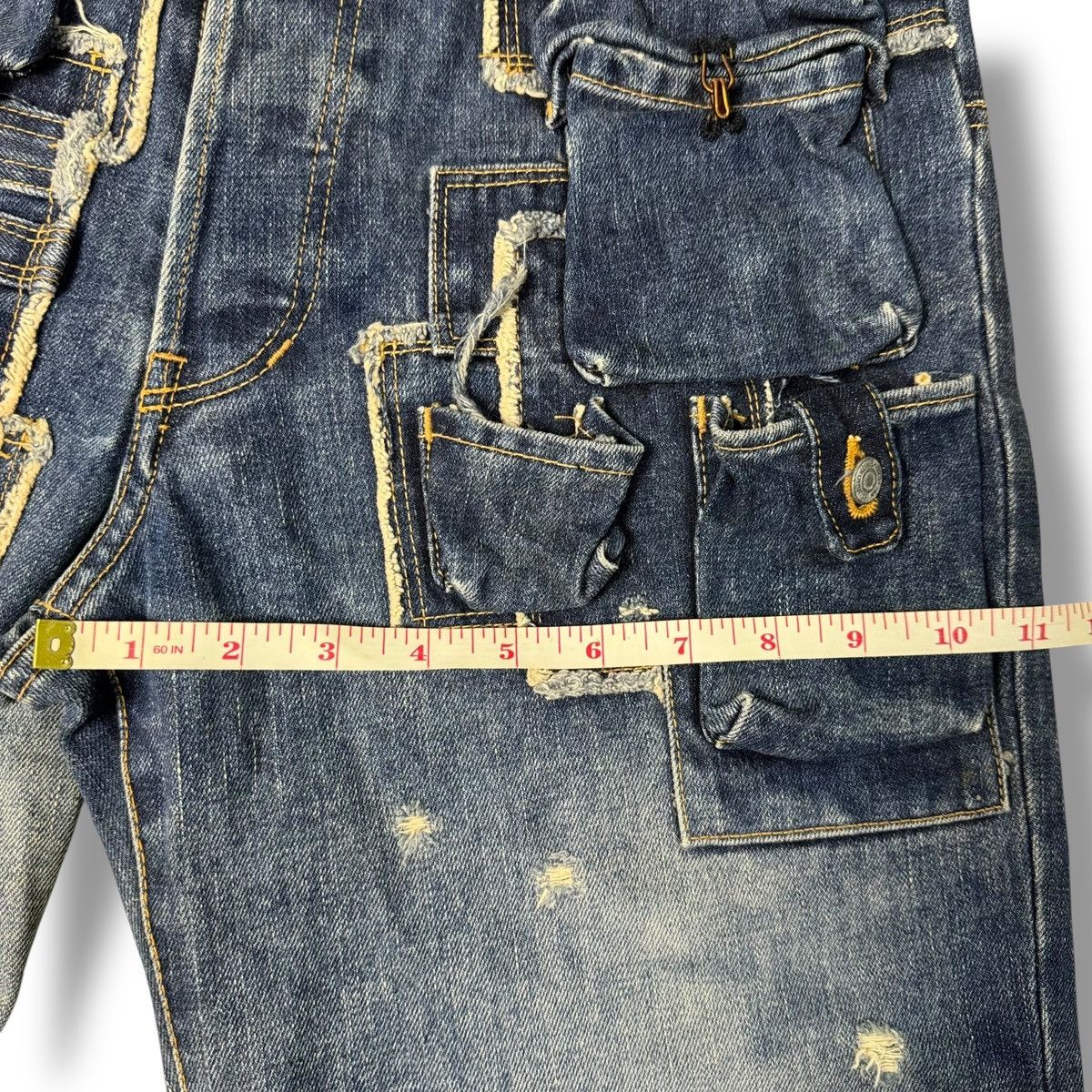 Issey Miyake Sunao Kuwahara Issey Miyake Multi Pocket Denim Short Size US 32 / EU 48 - 22 Thumbnail