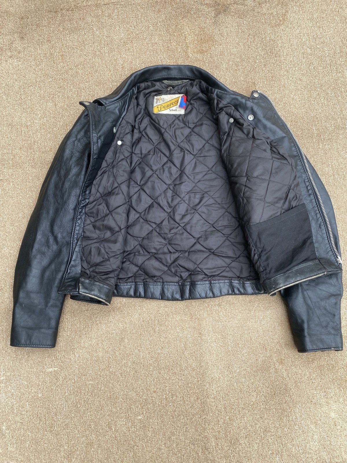 Schott × Vintage Vintage schott perfector double colar leather jacket Size US M / EU 48-50 / 2 - 17 Thumbnail
