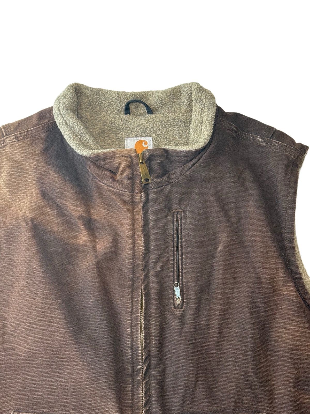 Carhartt VINTAGE CARHARTT SHERPA-LINED VEST Size XL / US 12-14 / IT 48-50 - 2 Thumbnail