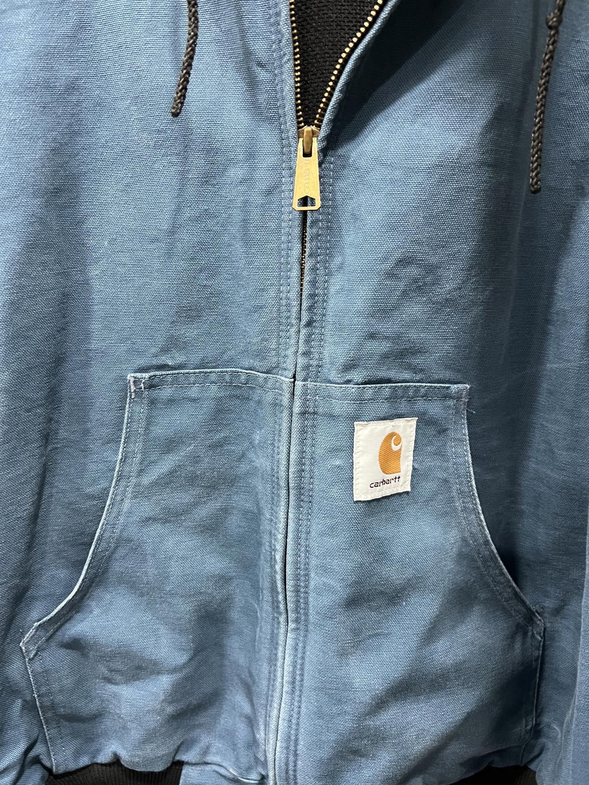 Carhartt 80/90s L Carhartt Thermal Blue Duck Jacket Size US L / EU 52-54 / 3 - 3 Thumbnail