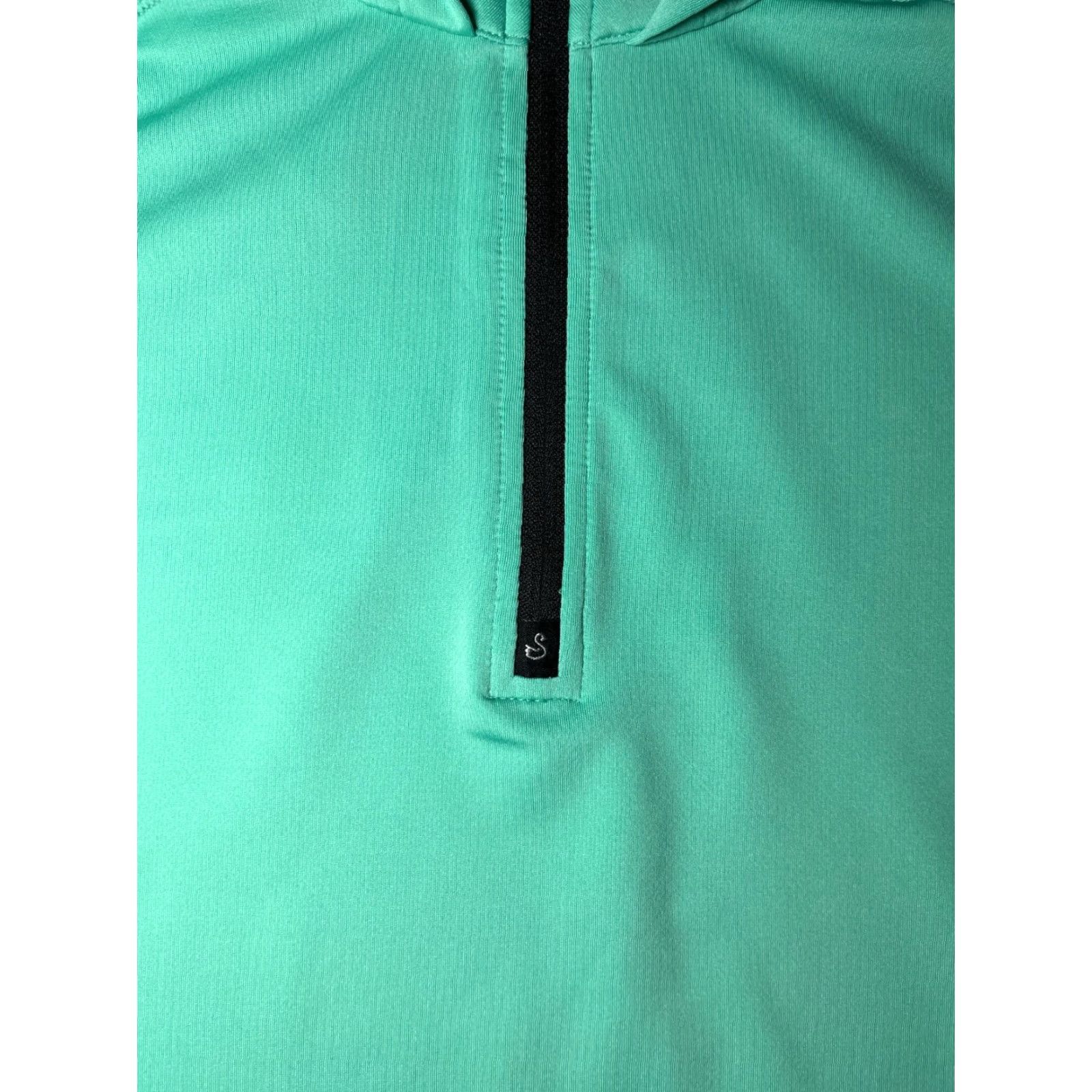 Vintage Swannies Men’s Vandyke Golf Hoodie M Green 1/4 Zip Hooded Lightweight Stretch Polo Shirt Sports City Mens Size US M / EU 48-50 / 2 - 6 Thumbnail