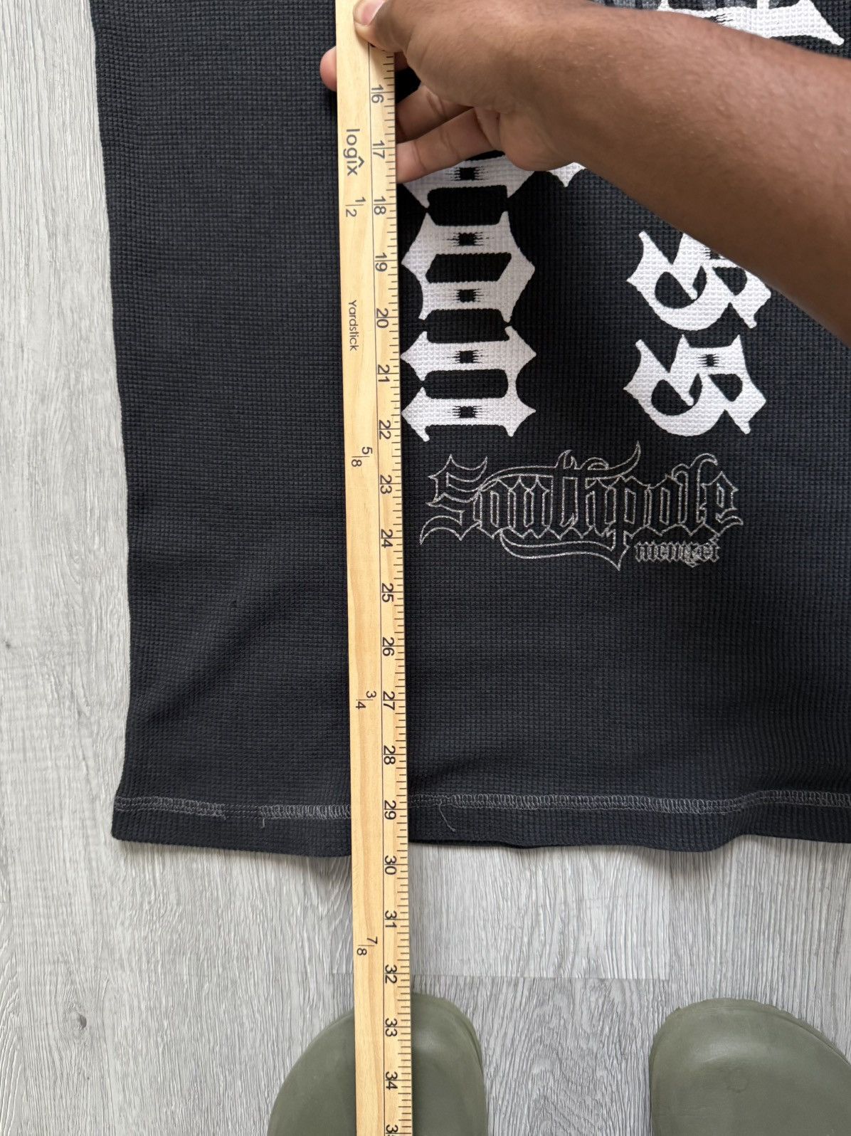 Southpole Vintage Y2K Southpole Black Thermal Longsleeve - Sz XL Size US XL / EU 56 / 4 - 5 Thumbnail