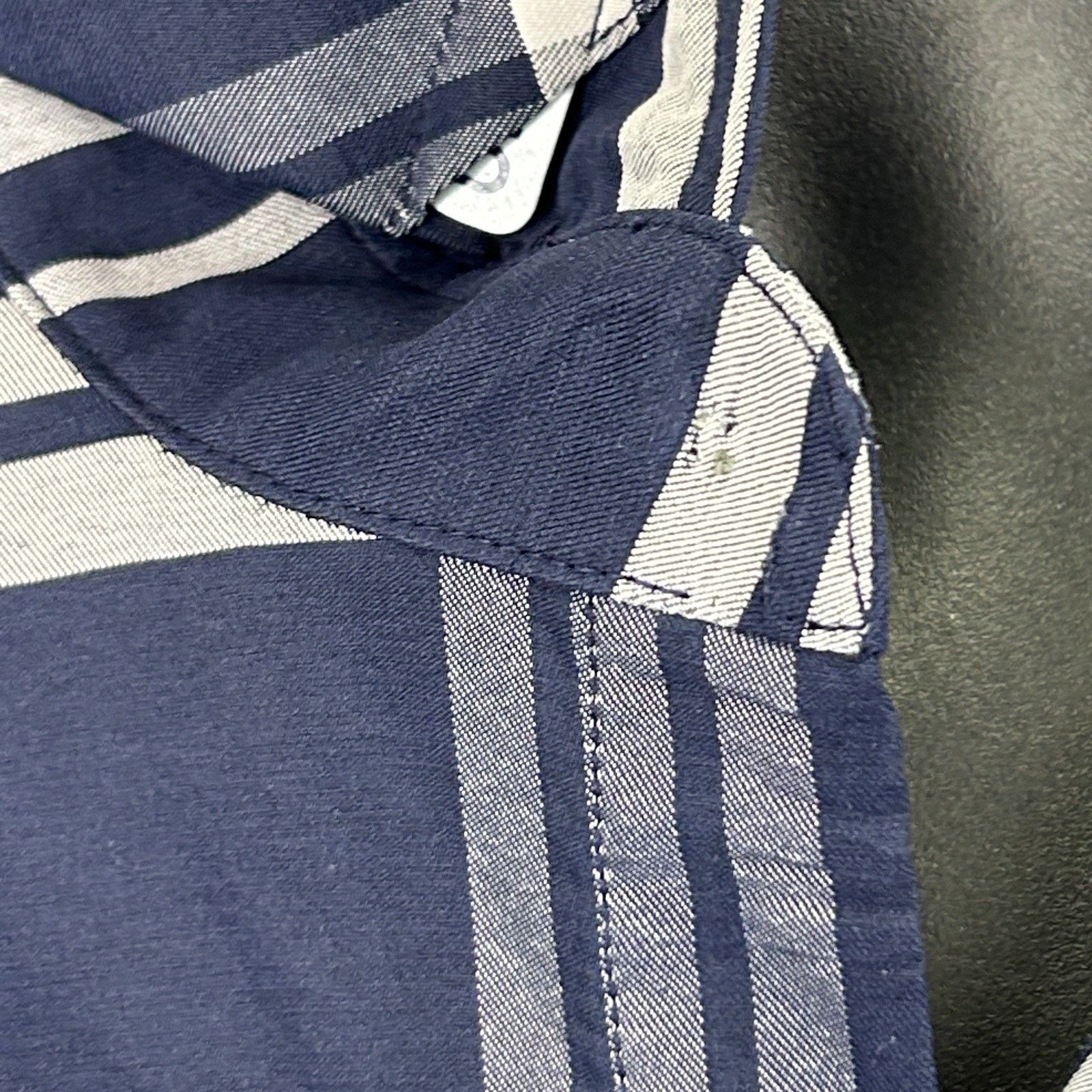 UNTUCKit UNTUCKit Delucca Slim Fit Button Front Shirt Blue L Large Size US L / EU 52-54 / 3 - 5 Thumbnail