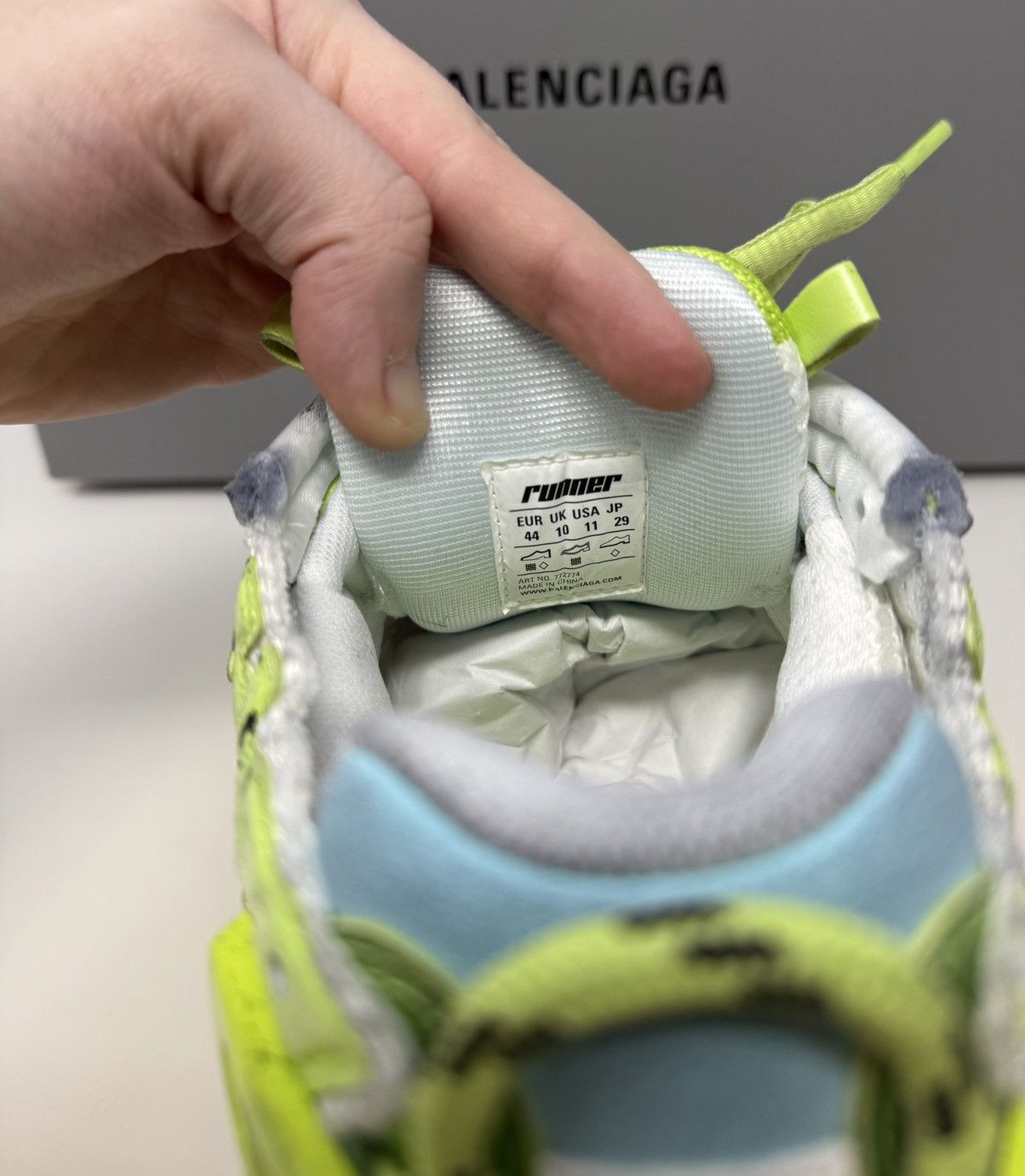 Balenciaga Balenciaga Marathon Runner Sneaker Yellow Unreleased Demna Size US 11 / EU 44 - 7 Thumbnail