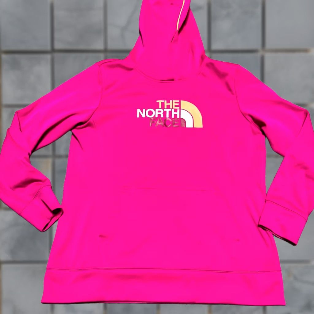 The North Face The North Face Hoodie Womens XL Hot Pink Pullover Hiking Outdoor Sweatshirt Size XL / US 12-14 / IT 48-50 - 1 Thumbnail