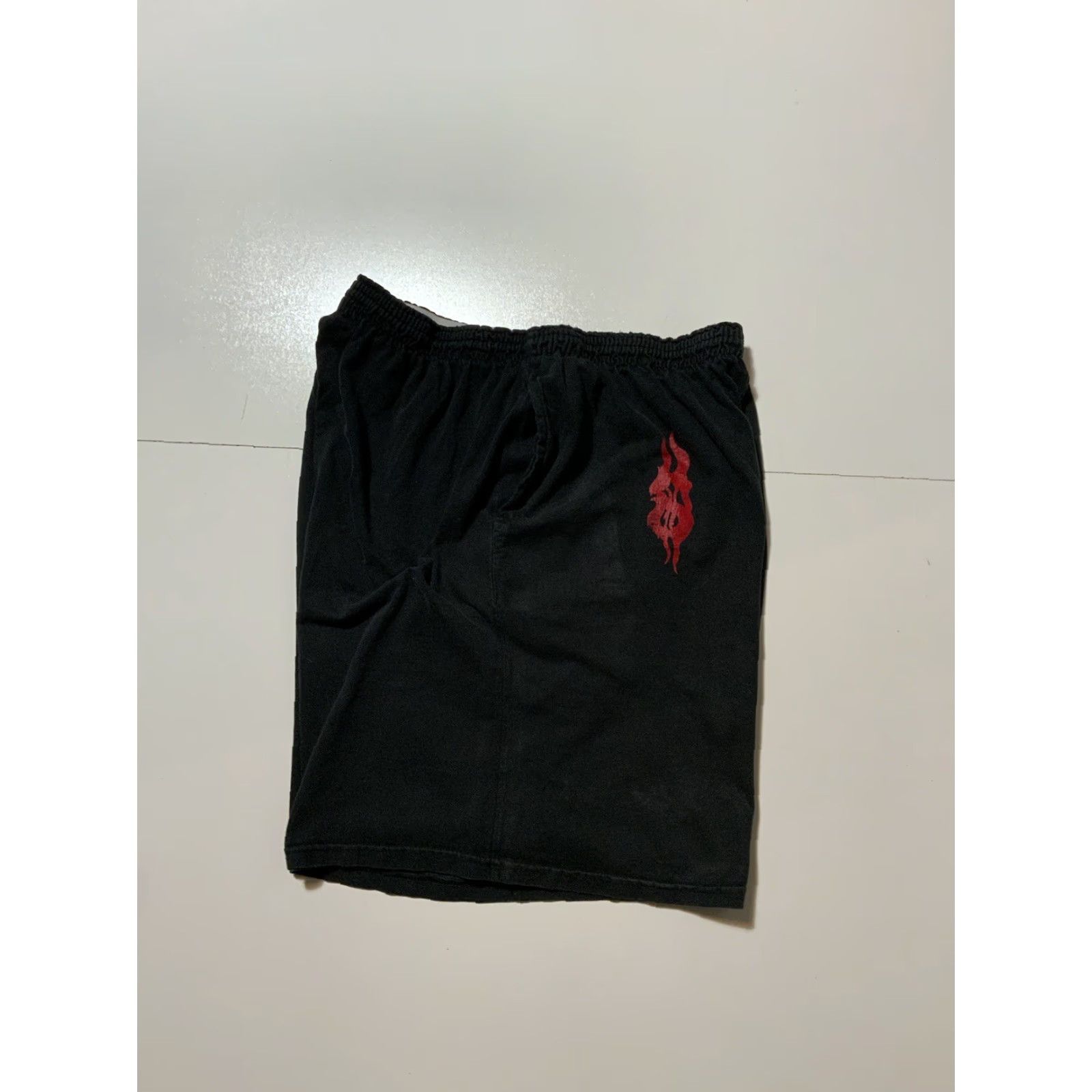 Champion VINTAGE Slipknot Champion Skull Graphic Heavy Metal Rock Band Shorts XL Black Men Size US 36 / EU 52 - 2 Thumbnail
