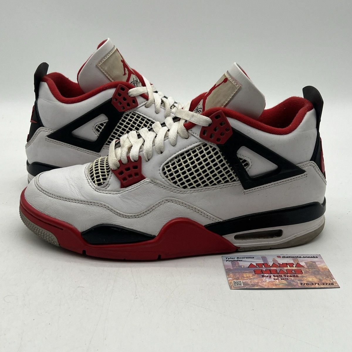 Jordan Brand Air Jordan 4 fire red Size US 9.5 / EU 42-43 - 1 Thumbnail