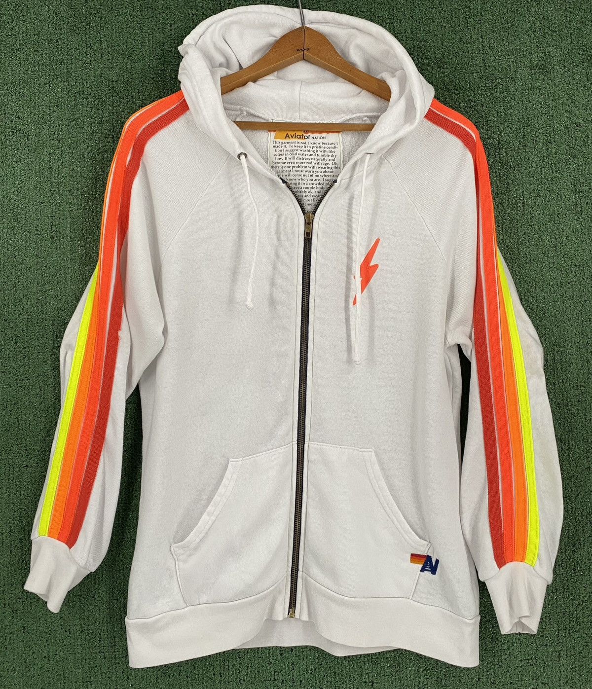 Aviator Nation Aviator Nation Bolt Embroidery Classic Hoodie Womens Medium Size M / US 6-8 / IT 42-44 - 1 Thumbnail
