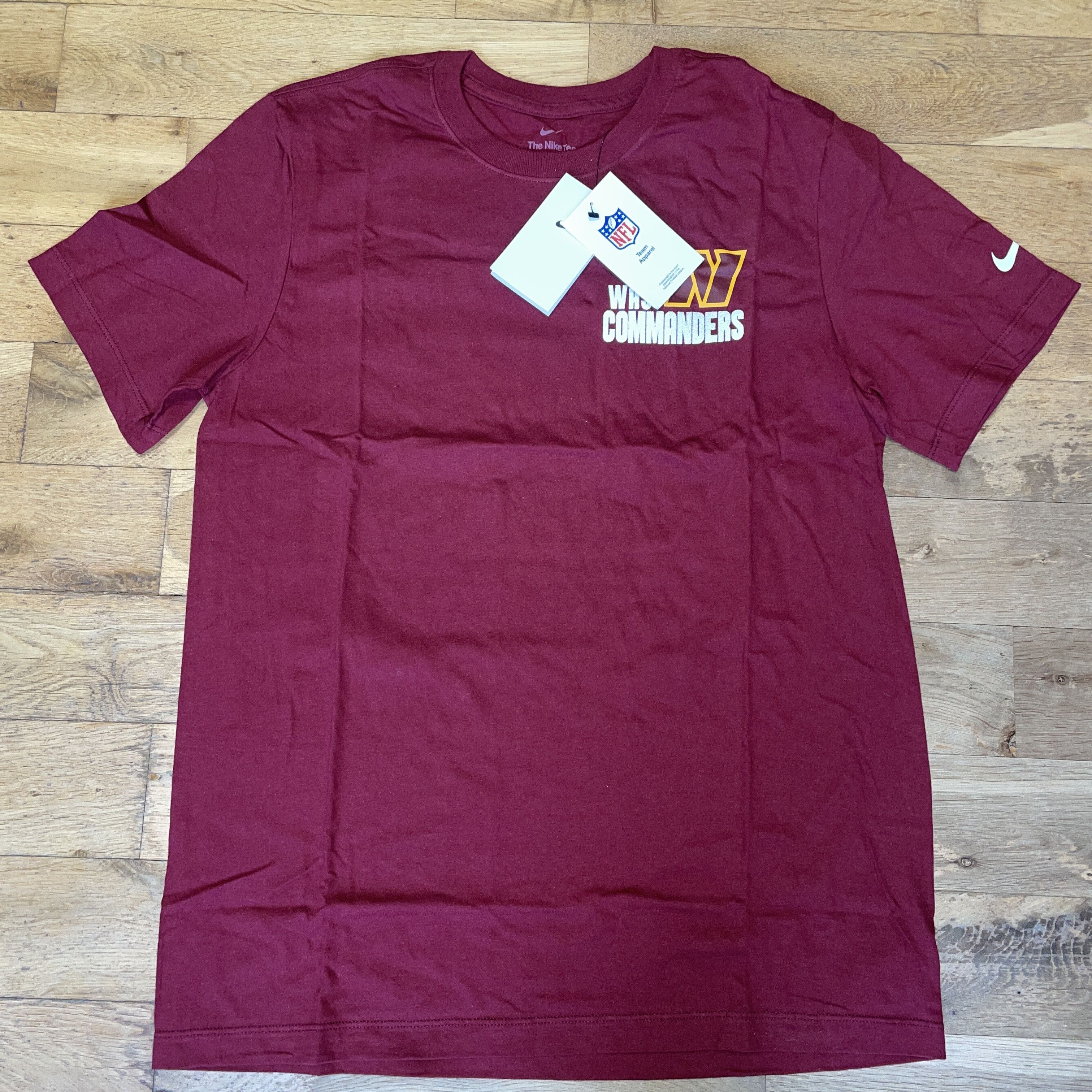 NFL × Nike NIKE NFL WASHINGTON COMMANDERS MEN'S LOGO T-SHIRT Size M Size US M / EU 48-50 / 2 - 1 Thumbnail