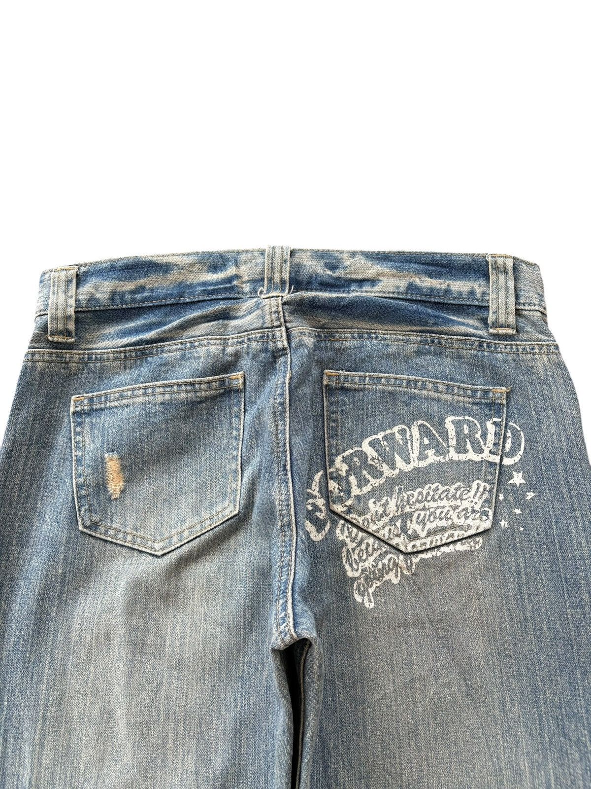 Diesel Vintage Japanese Brand Rusty Wash Distress Bootcut Jeans Size 32" / US 10 / IT 46 - 4 Thumbnail