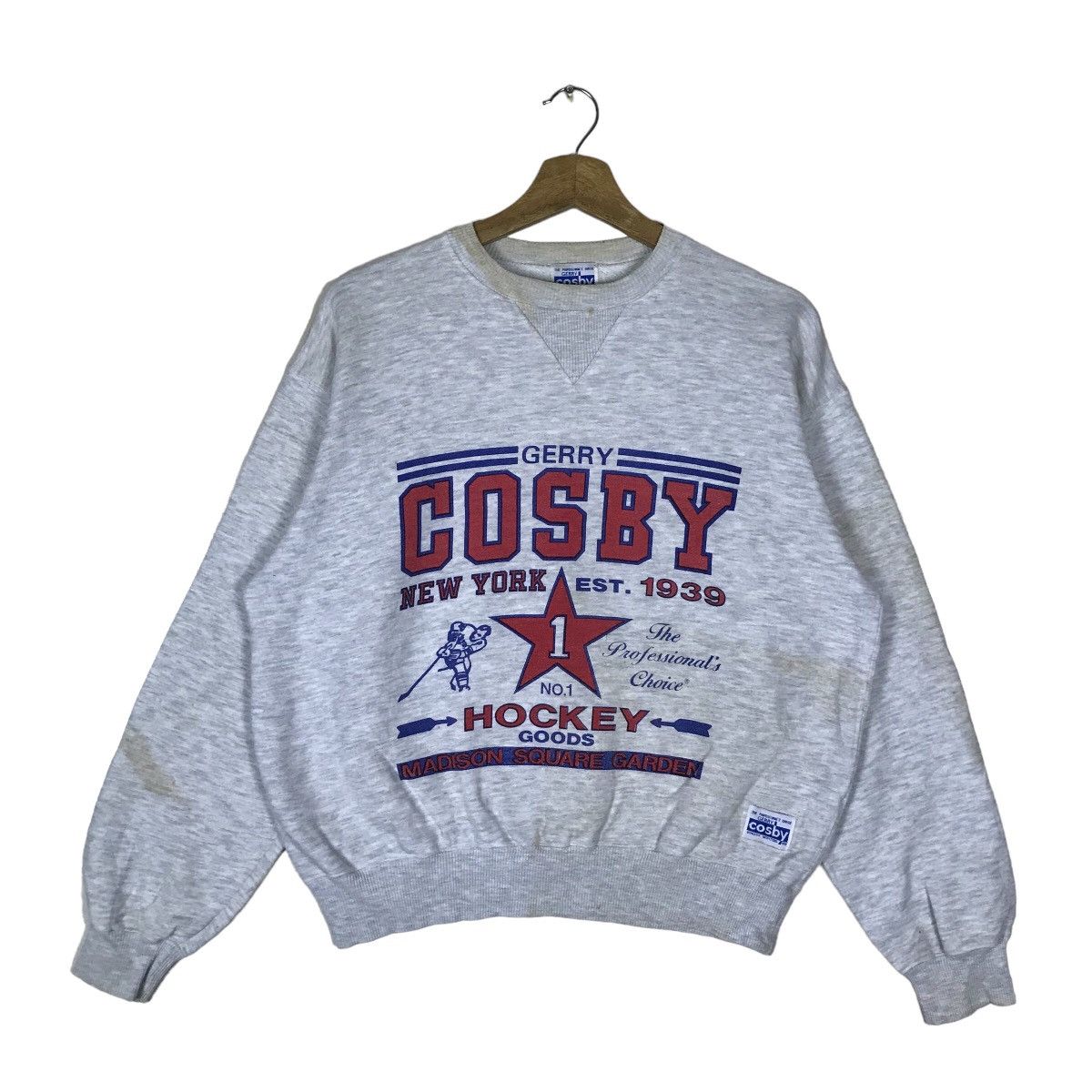Vintage Vintage Gerry Cosby Spell Out Pullover Jumper Sweatshirt Size US M / EU 48-50 / 2 - 1 Thumbnail