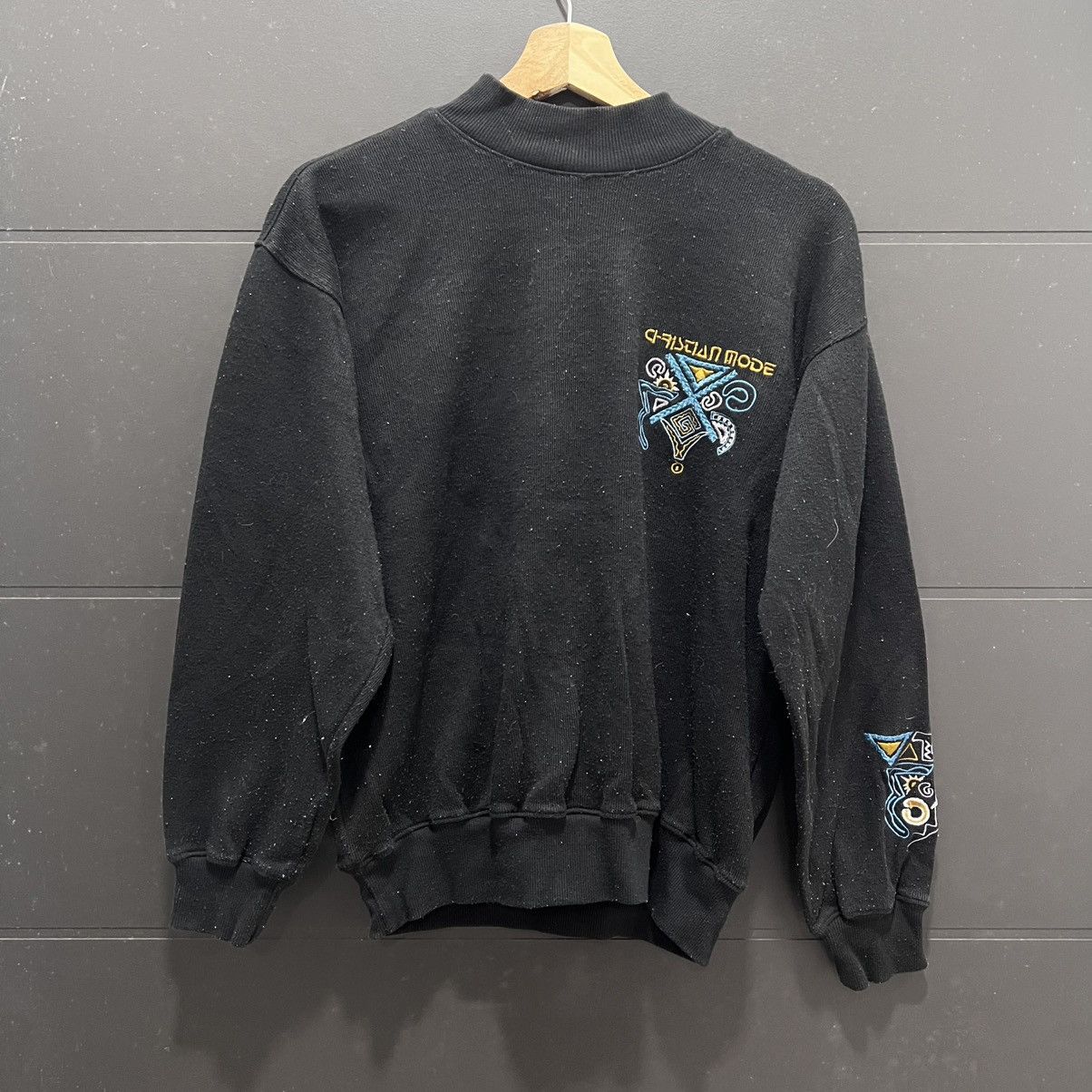 If Six Was Nine Vtg 90s Christian Mode Sweatshirt Size US L / EU 52-54 / 3 - 1 Thumbnail