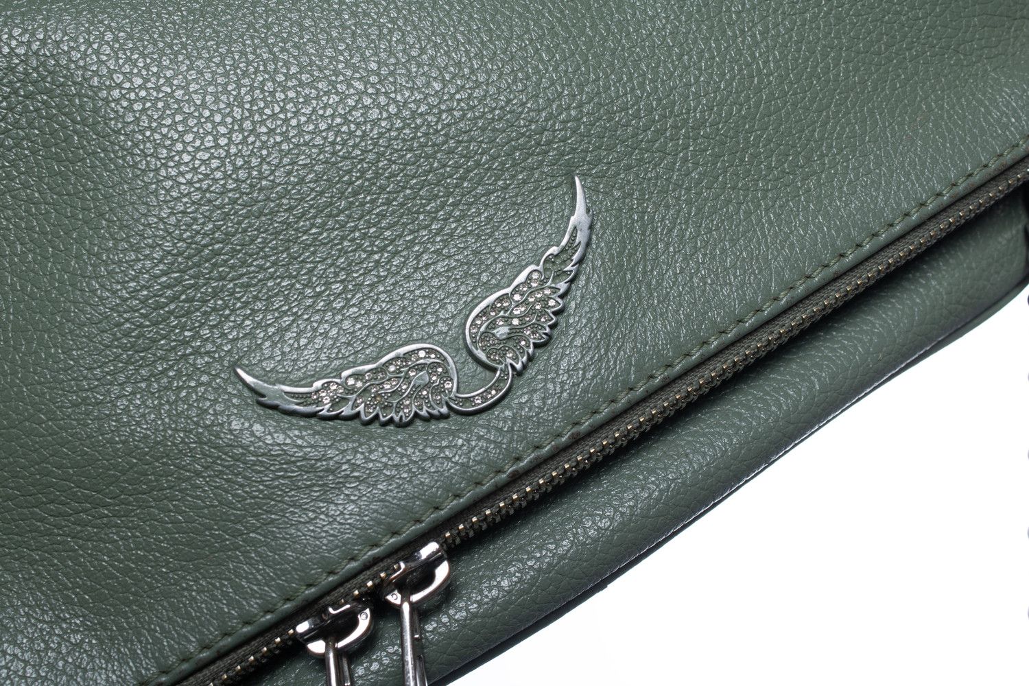 Zadig & Voltaire Zadig & Voltaire, Rock green leather crossbody bag Size ONE SIZE - 6 Thumbnail