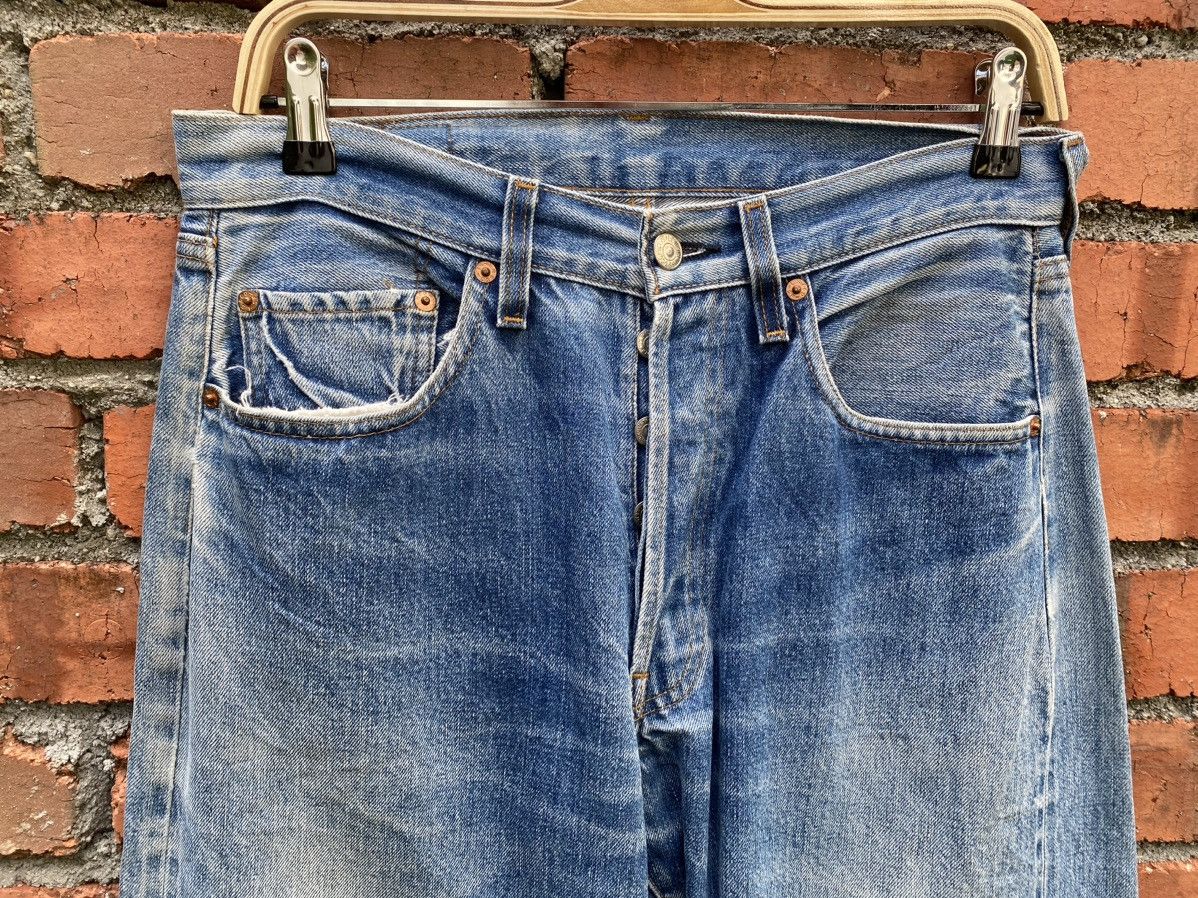 Levi's × Levi's Vintage Clothing × Vintage size 32x30 vintage levi's 501 redline distressed denime USA Size US 32 / EU 48 - 5 Thumbnail
