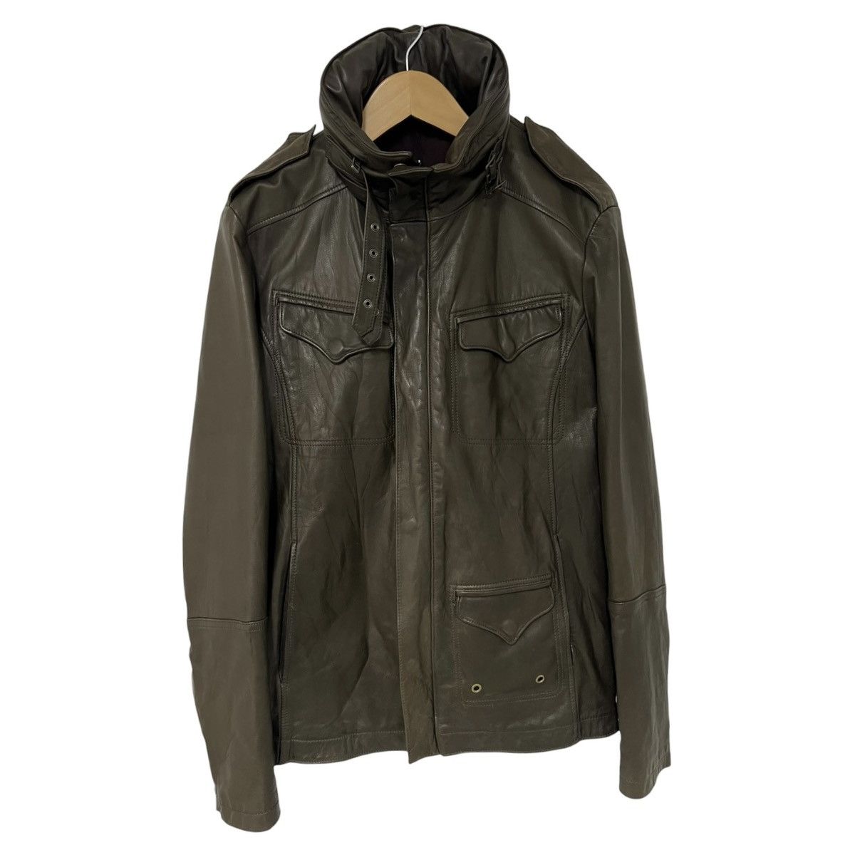 Japanese Brand Kyoji Maruyama Leather Jacket | Grailed