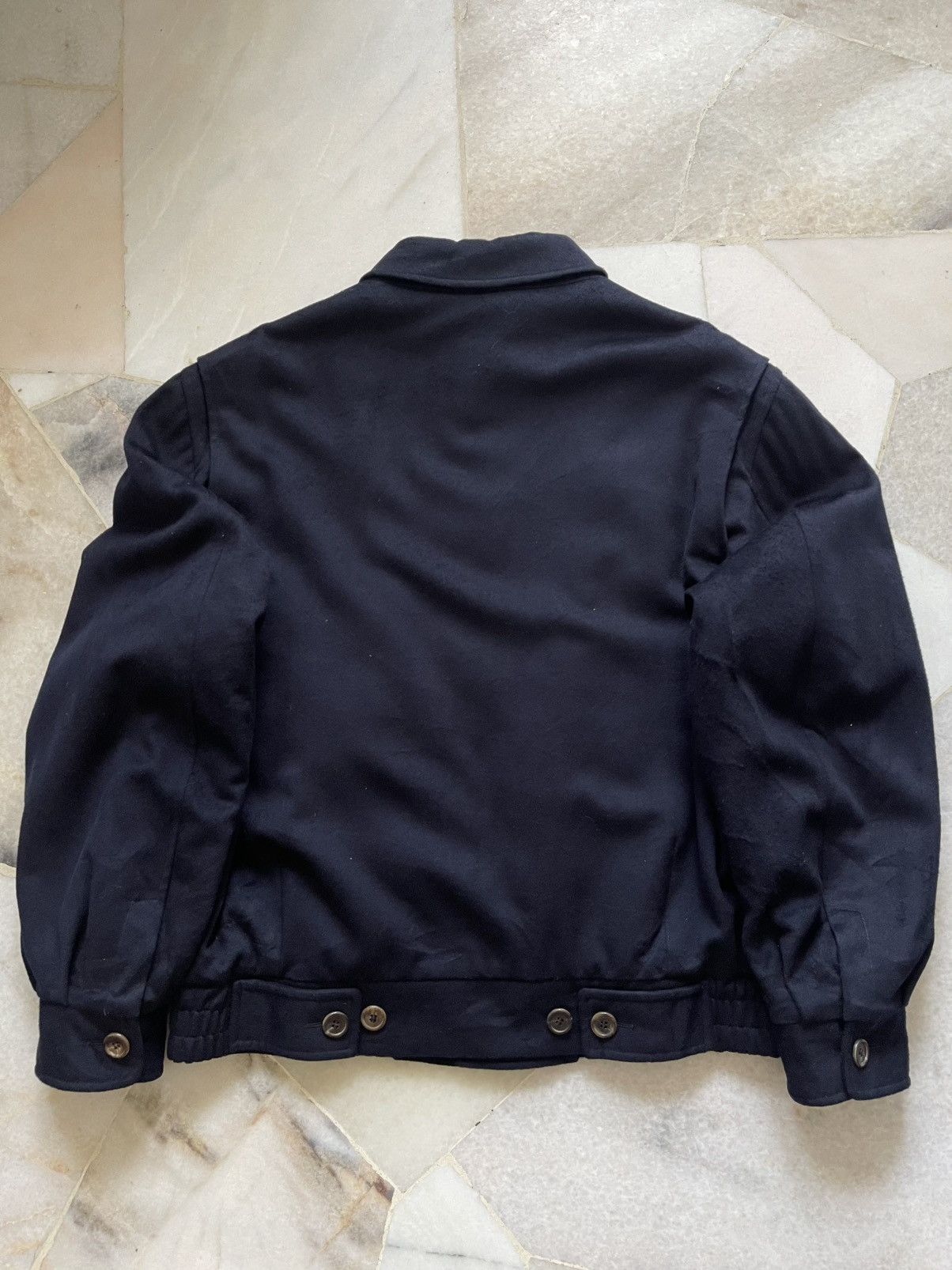 Brioni Brioni Wool Button Bomber Jacket Size US L / EU 52-54 / 3 - 11 Thumbnail