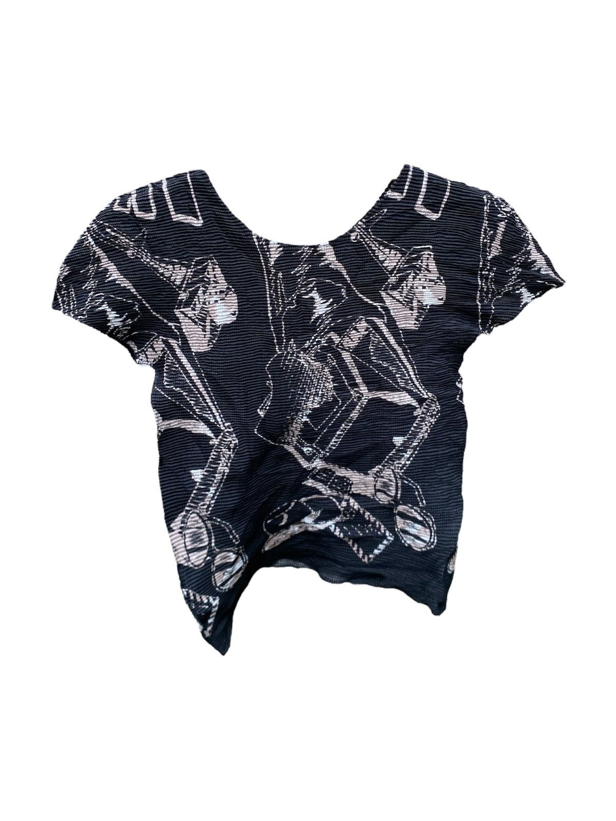 Issey Miyake SS10 issey miyake me abstract print pleated Size S / US 4 / IT 40 - 2 Thumbnail