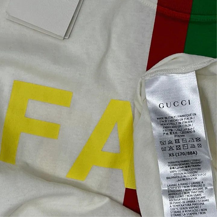 Gucci Gucci Gucci Letter Stripe Print Loose Fit T-Shirt -2506 Size US XS / EU 42 / 0 - 3 Thumbnail