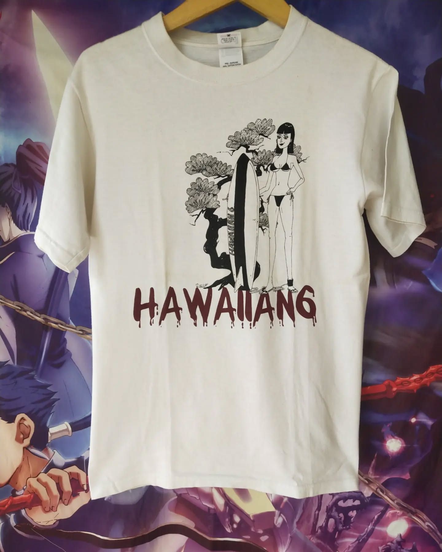 Band Tees Vintage Hawaiian6 Surf Girl Graphic Band Tee Punk Size US S / EU 44-46 / 1 - 1 Thumbnail