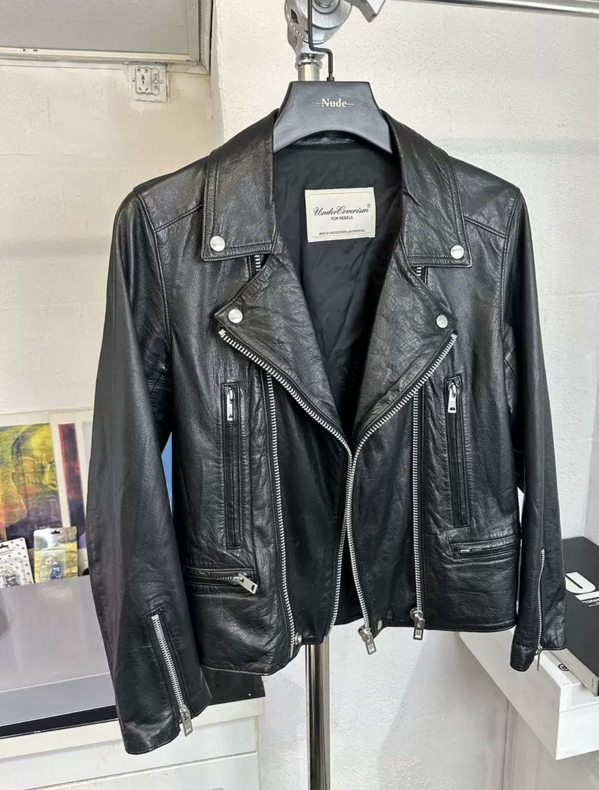 Undercover Undercover leather jacket Size US M / EU 48-50 / 2 - 2 Thumbnail