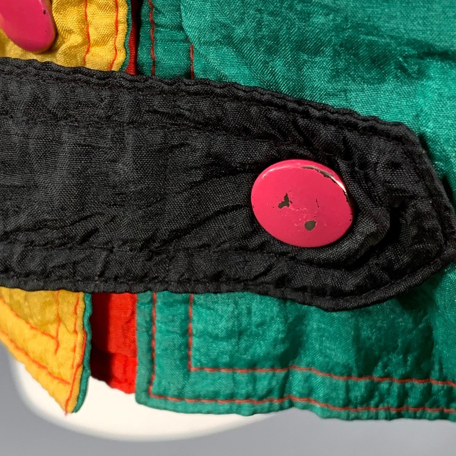 Other GIACCA Multi Color Polyester Color Block Zip Snaps Jacket Size S / US 4 / IT 40 - 5 Thumbnail