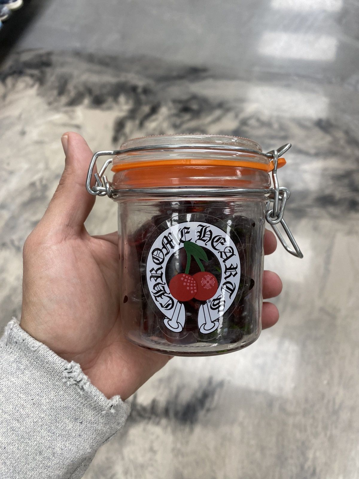 CHROME HEARTS マイアミ限定 瓶入り キャンディ　アメ Chrome Hearts Chrome hearts Miami candy jar horseshoe authentic