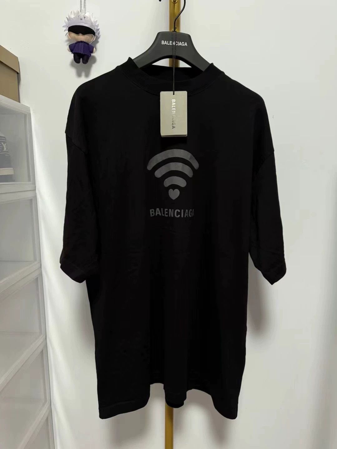Balenciaga Balenciaga Wife Limited Short Sleeve Black Size US S / EU 44-46 / 1 - 1 Thumbnail