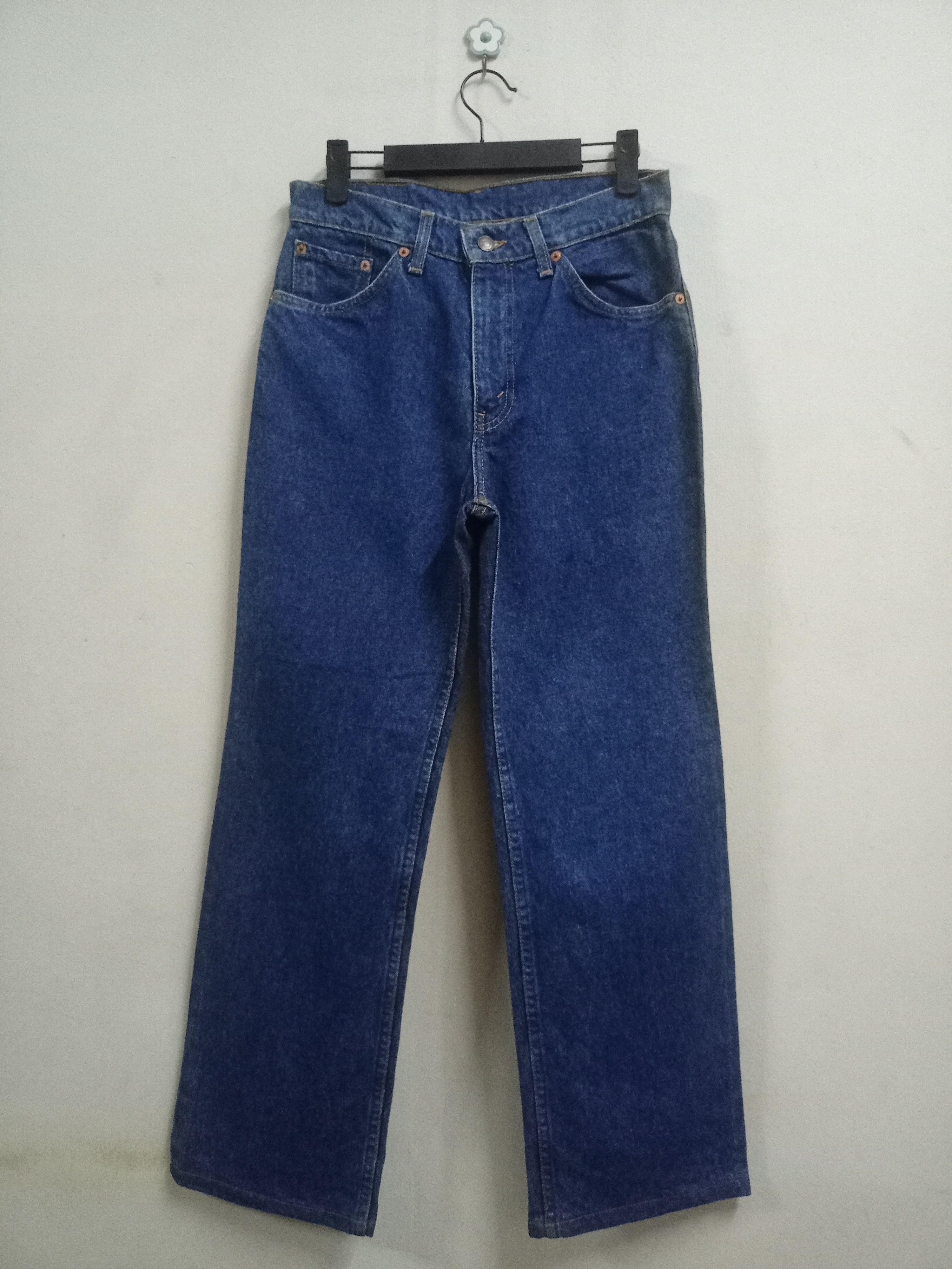 Levi's × Levi's Vintage Clothing Vintage Levis 505 Blue Wash Raw Denim Baggy Jeans 28x27 Size US 28 / EU 44 - 1 Thumbnail