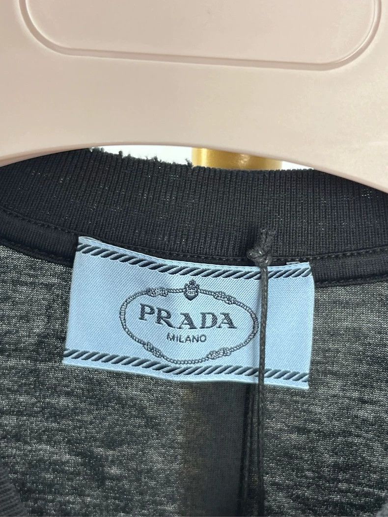 Prada Prada Black letter logo braided three-dimensional pattern s Size US XS / EU 42 / 0 - 4 Thumbnail