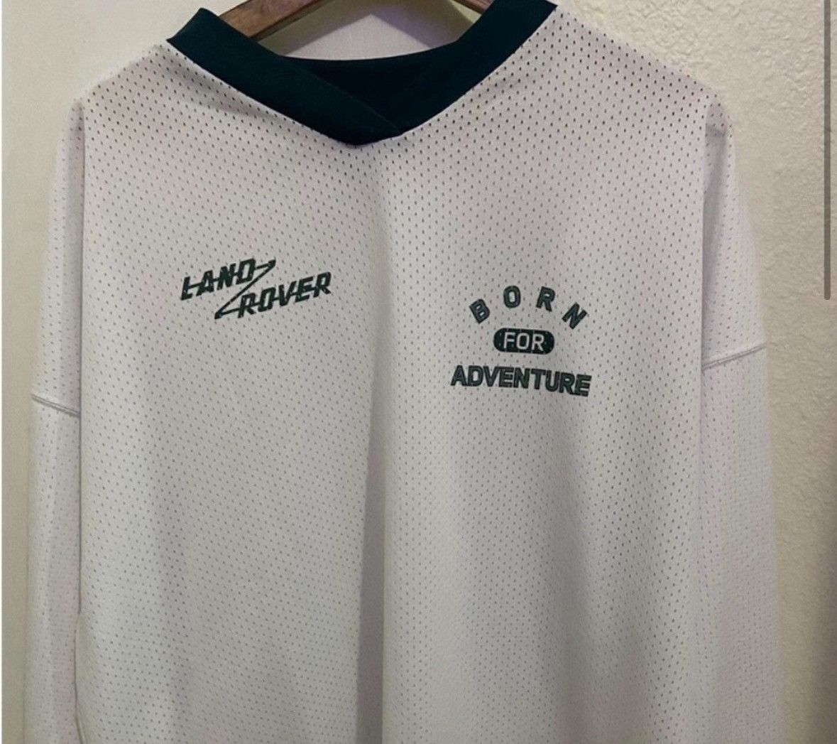 Vintage Land Rover green & white jersey Size M / US 6-8 / IT 42-44 - 1 Thumbnail