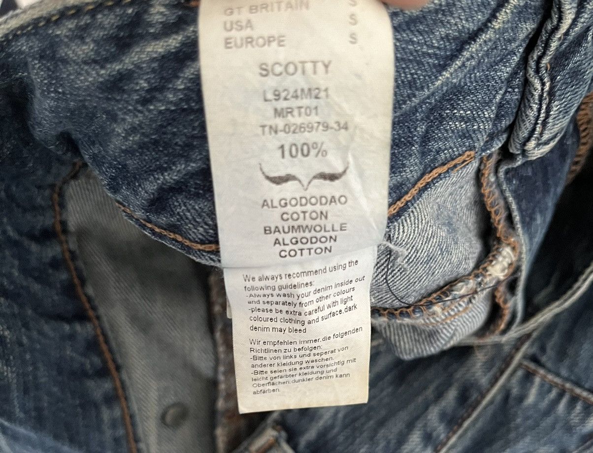Pepe Jeans × Vintage Vintage PEPE Jeans Distressed Denim Pleated Mini Skirt Size 32" / US 10 / IT 46 - 9 Thumbnail